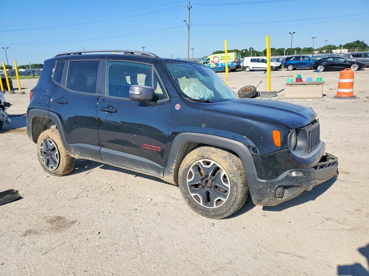 2015 Jeep Renegade Trailhawk Black vin: ZACCJBCT5FPC37274