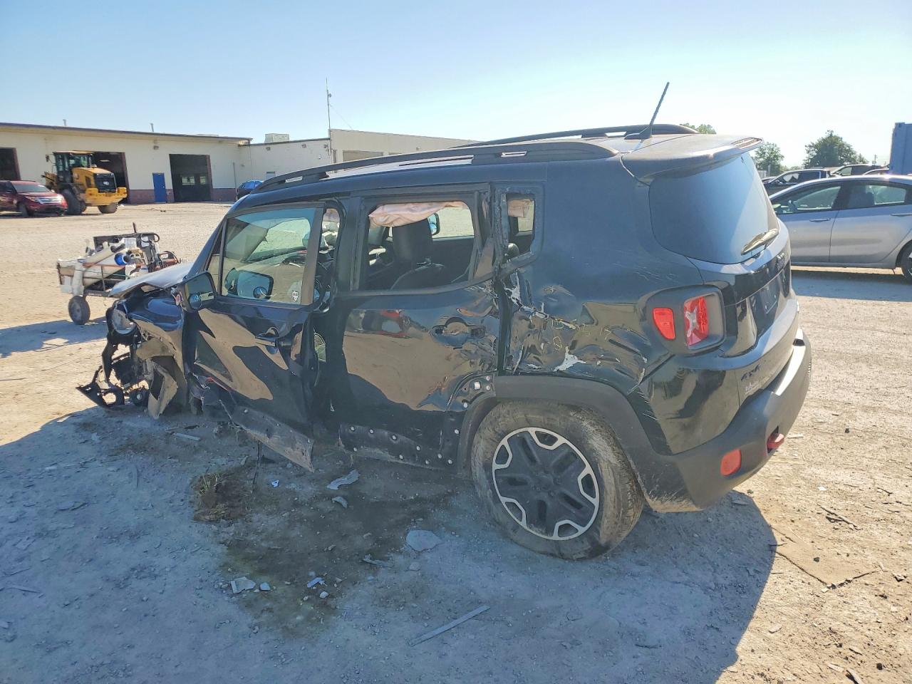 2015 Jeep Renegade Trailhawk Black vin: ZACCJBCT5FPC37274