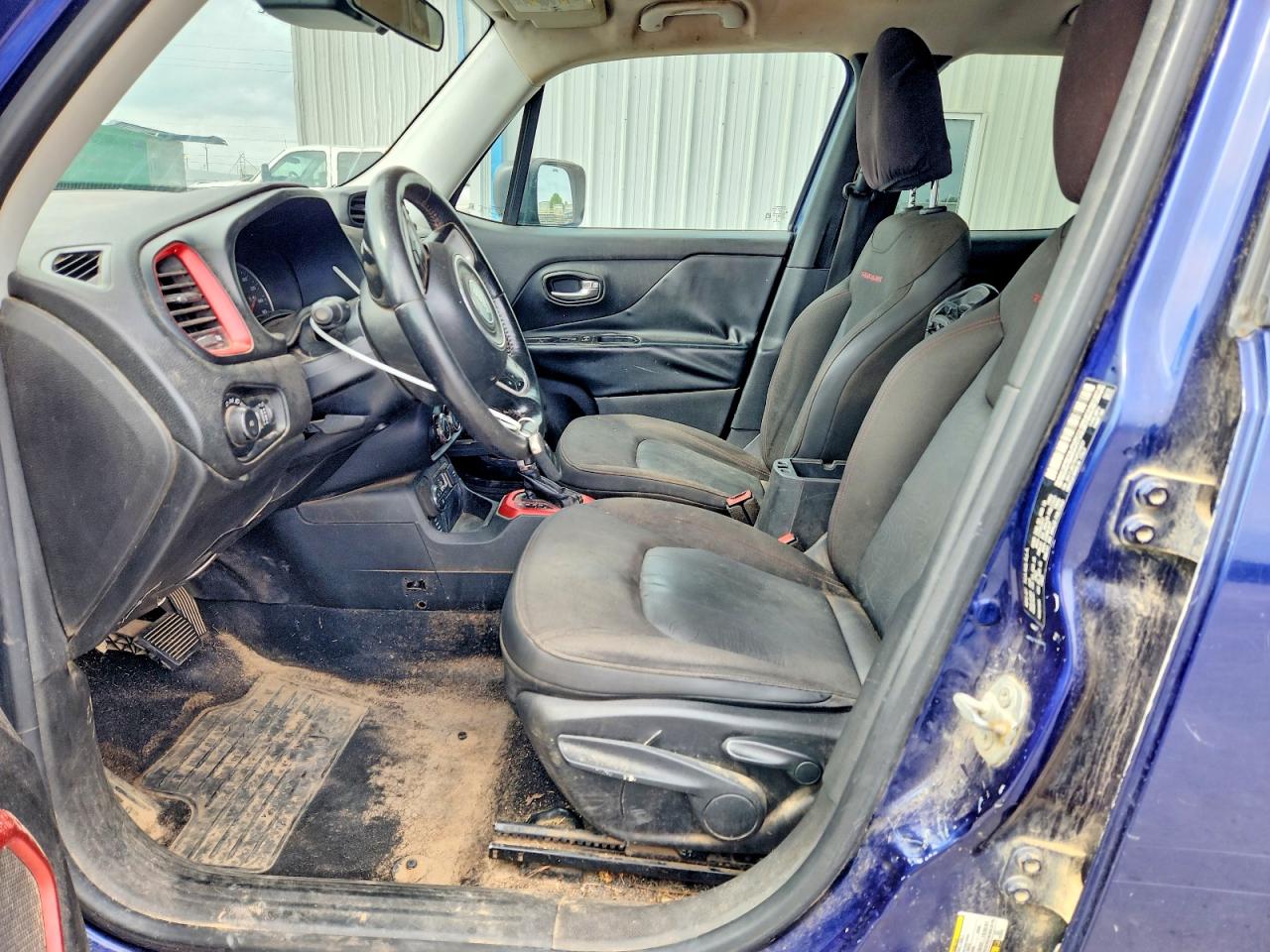 2016 Jeep Renegade Trailhawk Синий vin: ZACCJBCT6GPD35537