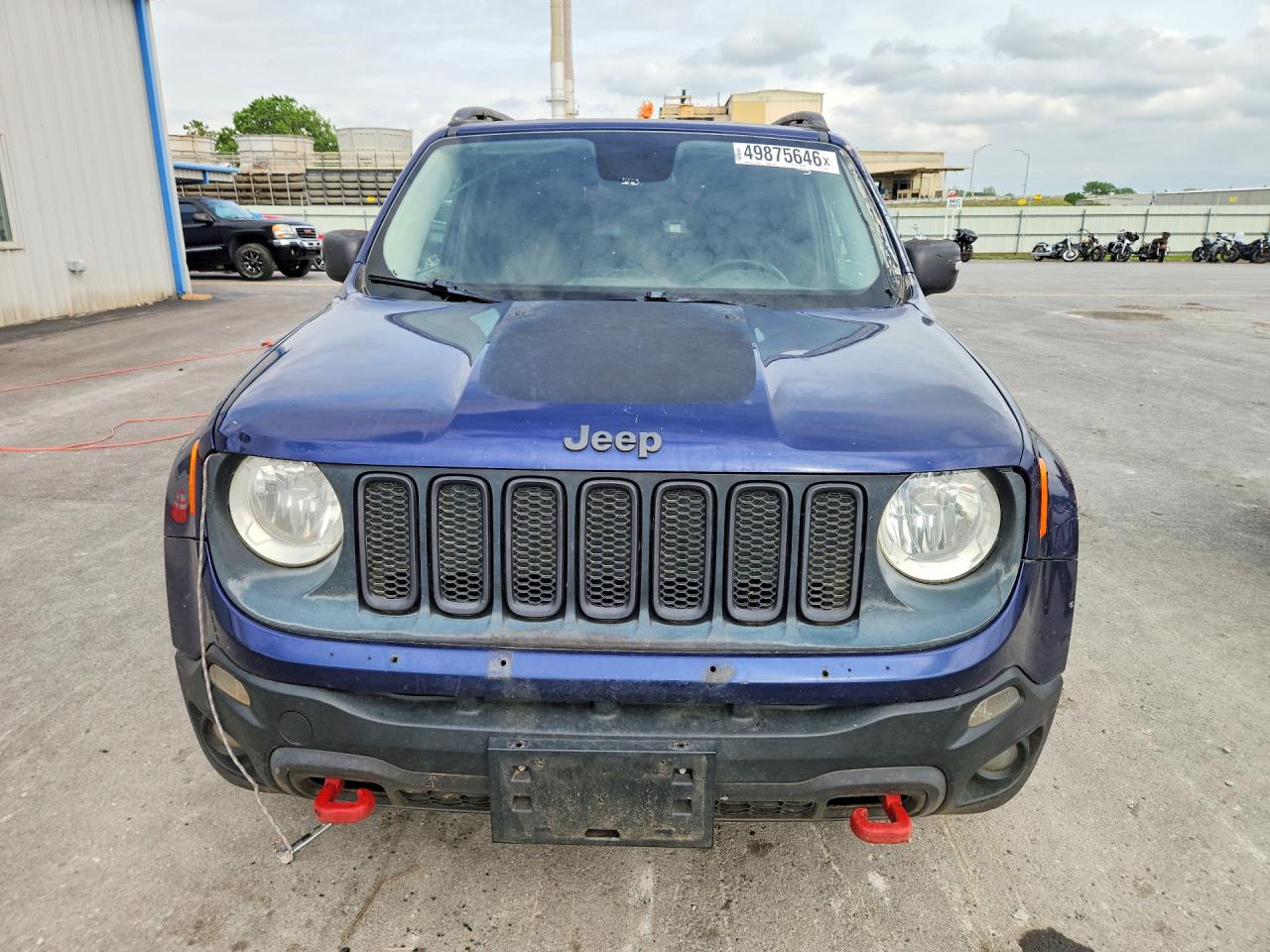 2016 Jeep Renegade Trailhawk Синий vin: ZACCJBCT6GPD35537