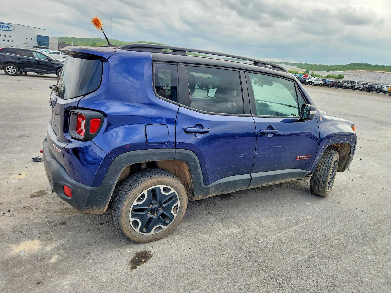 2016 Jeep Renegade Trailhawk Синий vin: ZACCJBCT6GPD35537