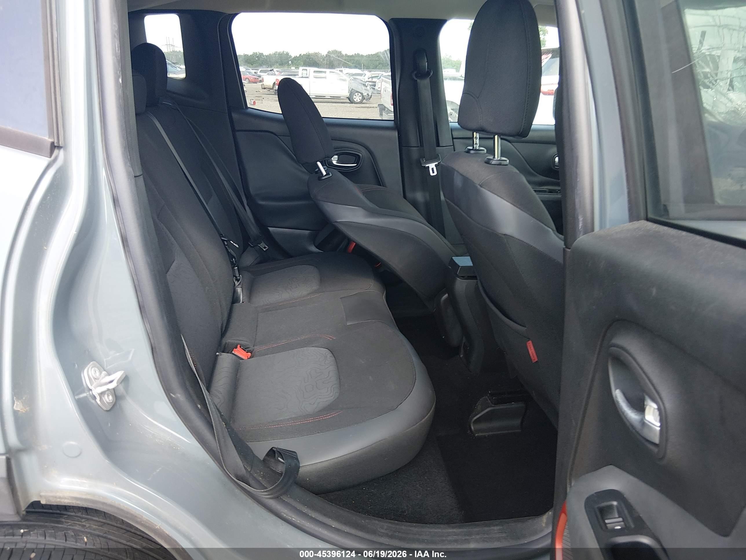 2015 Jeep Renegade Trailhawk Light Blue vin: ZACCJBCT7FPB31845