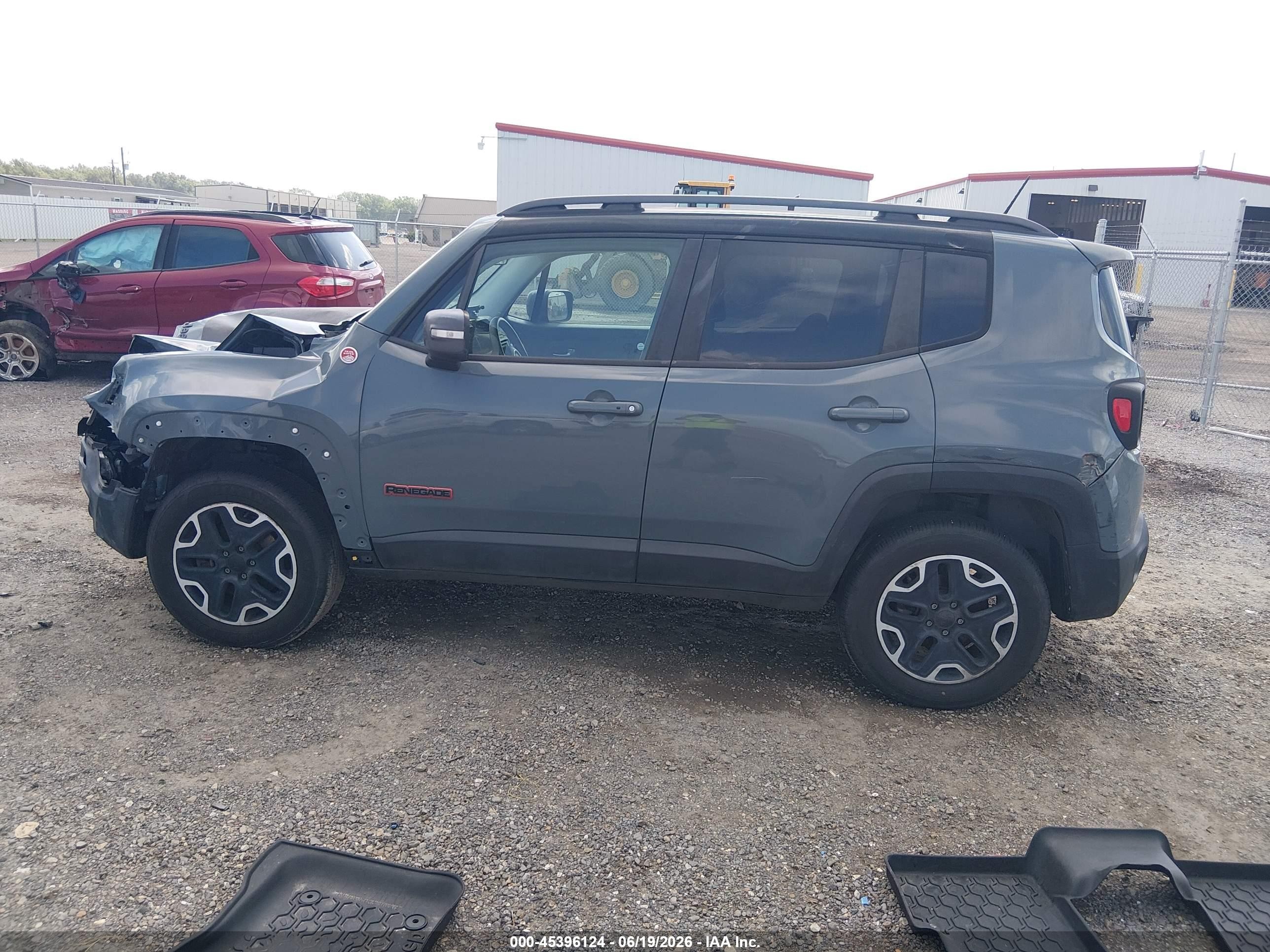 2015 Jeep Renegade Trailhawk Light Blue vin: ZACCJBCT7FPB31845