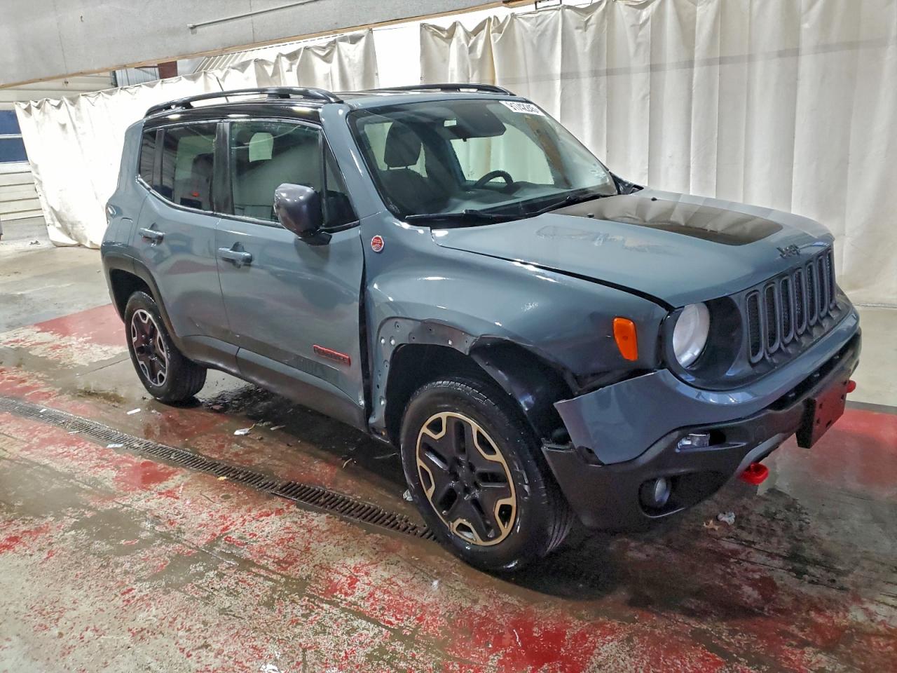 2015 Jeep Renegade Trailhawk Blue vin: ZACCJBCT7FPB43302