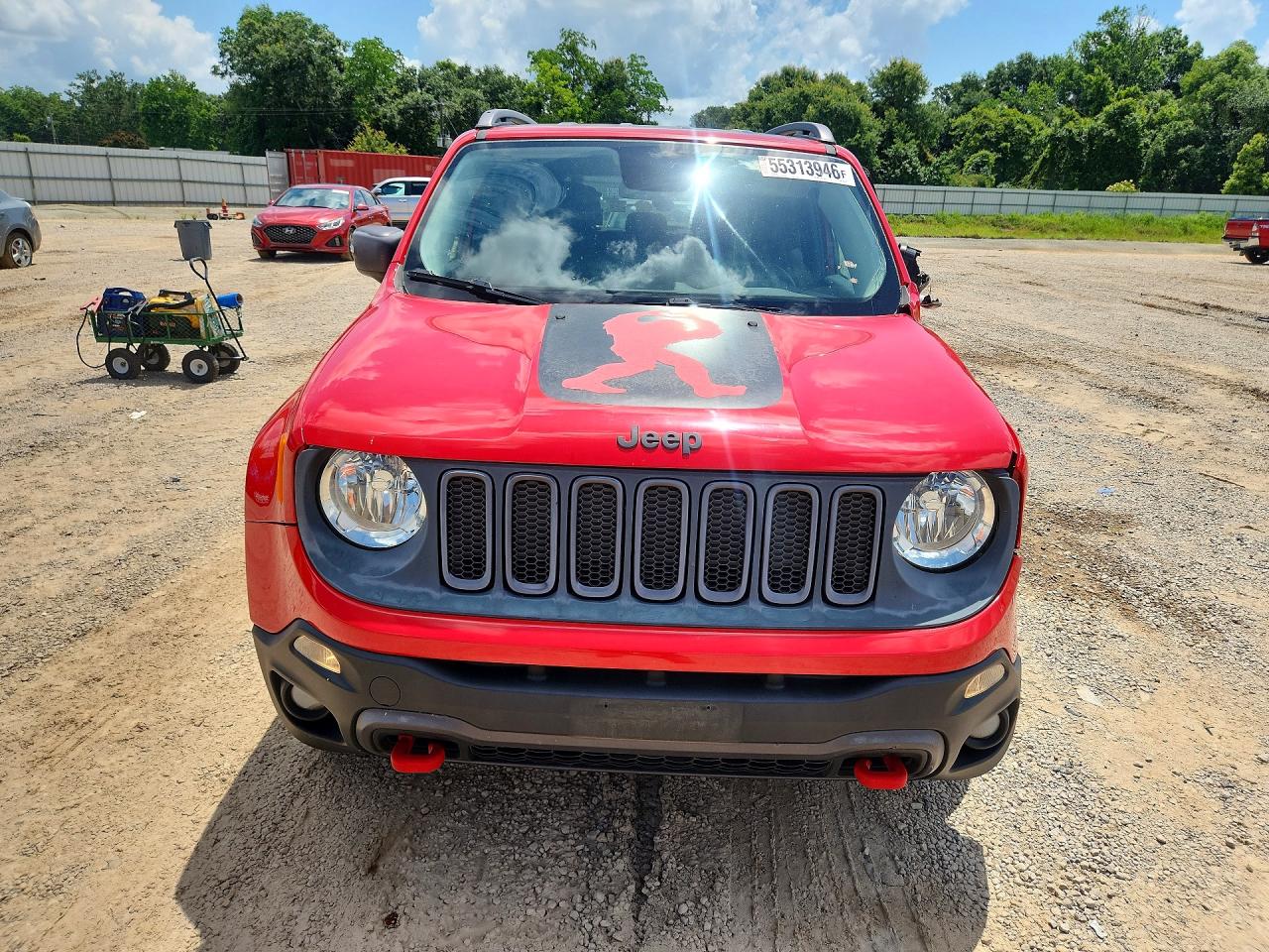 2015 Jeep Renegade Trailhawk Red vin: ZACCJBCT7FPB88899