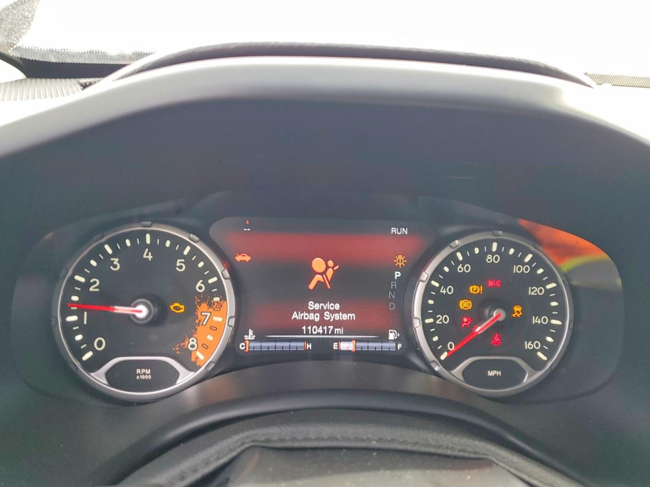 2016 Jeep Renegade Trailhawk Черный vin: ZACCJBCT7GPD28614