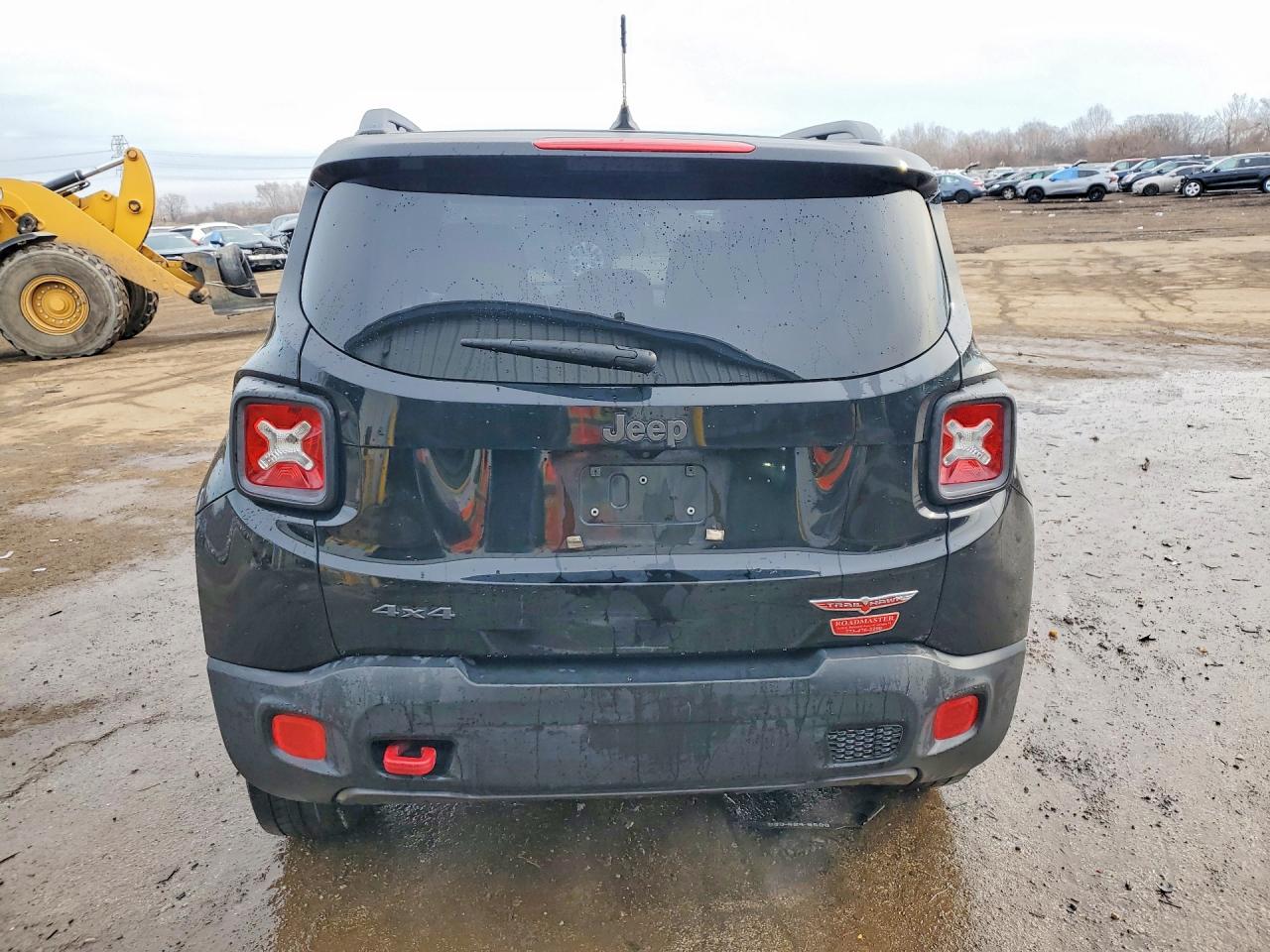 2016 Jeep Renegade Trailhawk Черный vin: ZACCJBCT7GPD28614