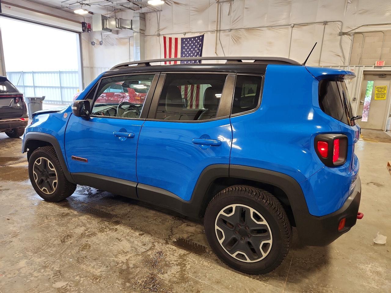 2015 Jeep Renegade Trailhawk Blue vin: ZACCJBCT8FPB88815