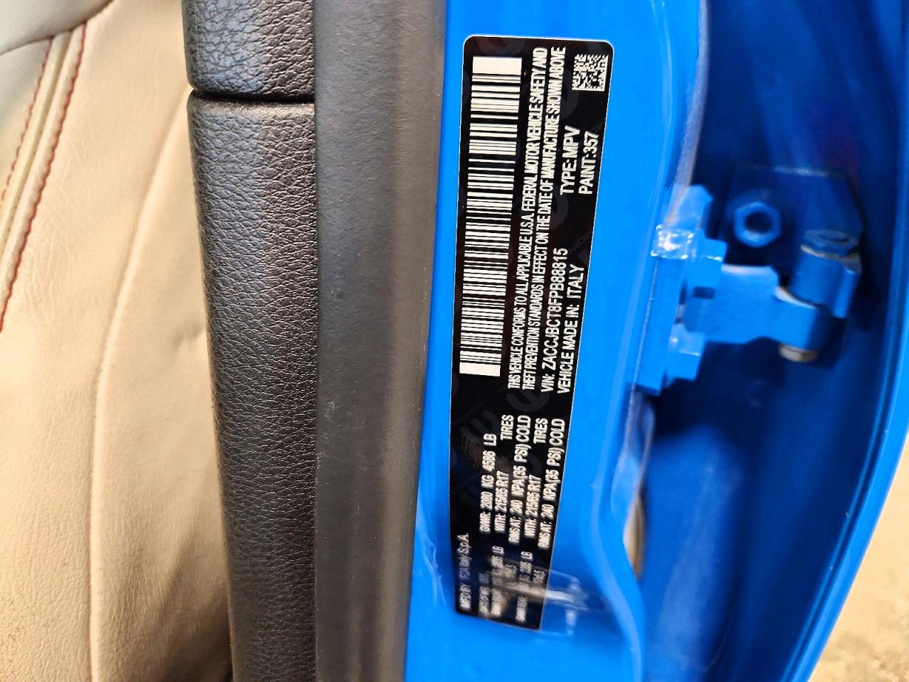 2015 Jeep Renegade Trailhawk Blue vin: ZACCJBCT8FPB88815