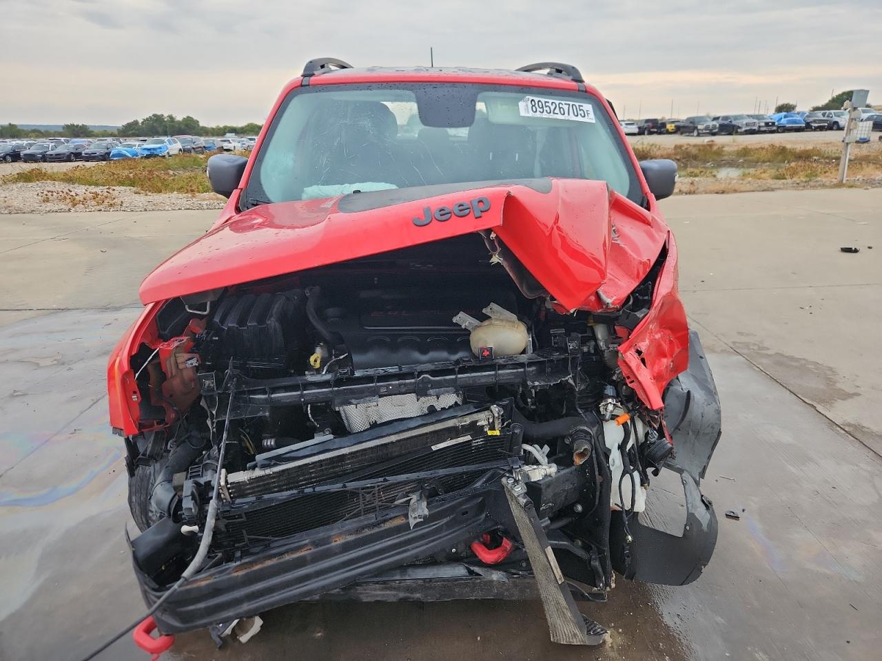 2016 Jeep Renegade Trailhawk Red vin: ZACCJBCT8GPC59531