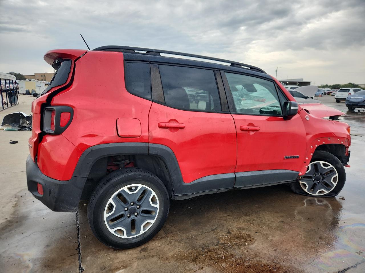 2016 Jeep Renegade Trailhawk Red vin: ZACCJBCT8GPC59531