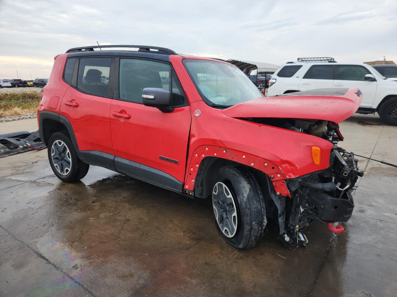 2016 Jeep Renegade Trailhawk Red vin: ZACCJBCT8GPC59531