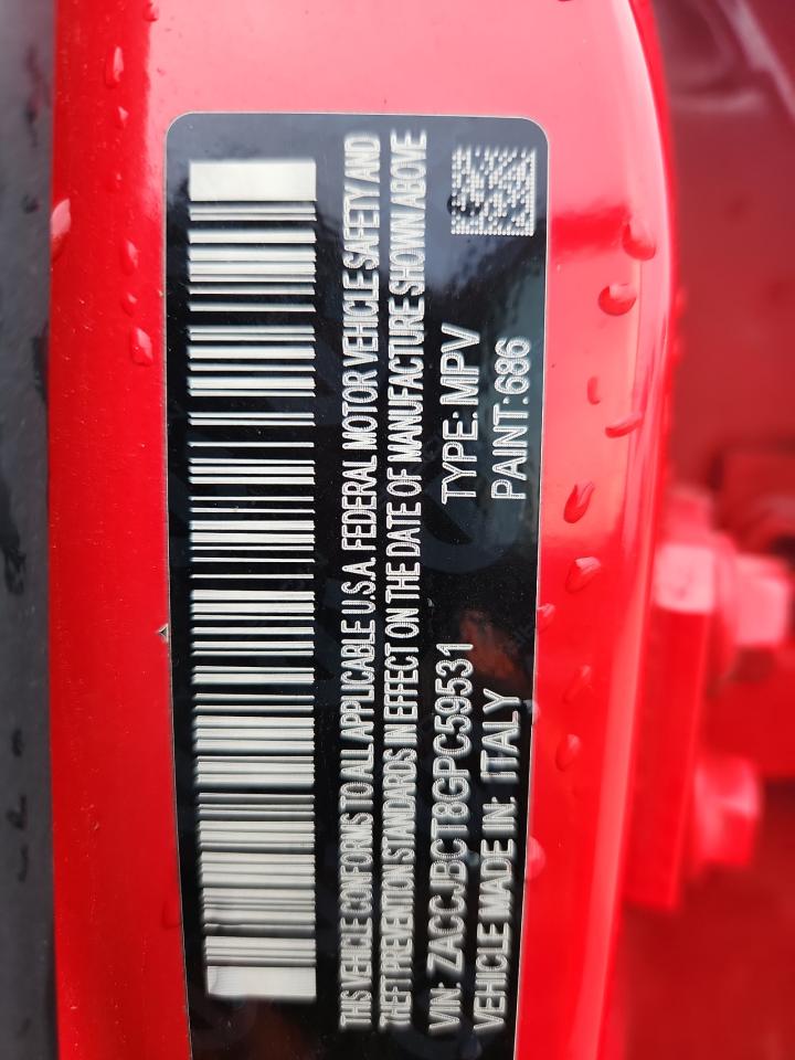 2016 Jeep Renegade Trailhawk Red vin: ZACCJBCT8GPC59531