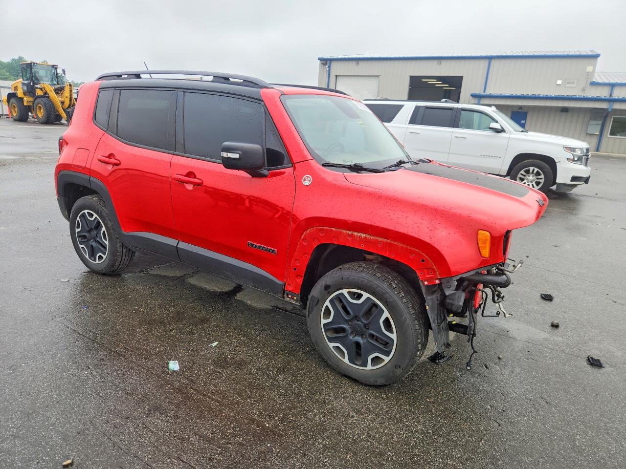 2015 Jeep Renegade Trailhawk Красный vin: ZACCJBCT9FPC19201