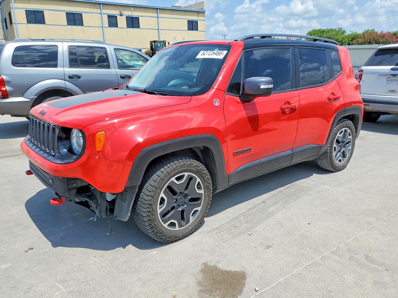 2015 Jeep Renegade Trailhawk Red vin: ZACCJBCTXFPB93059
