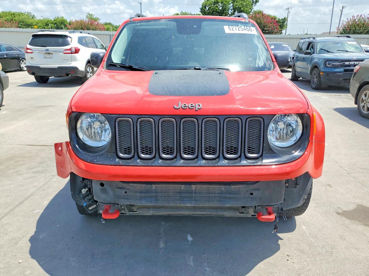 2015 Jeep Renegade Trailhawk Red vin: ZACCJBCTXFPB93059