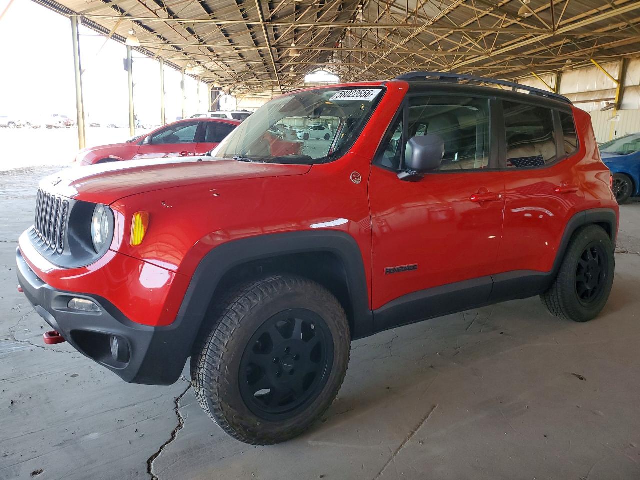 2015 Jeep Renegade Trailhawk Red vin: ZACCJBCTXFPC17926
