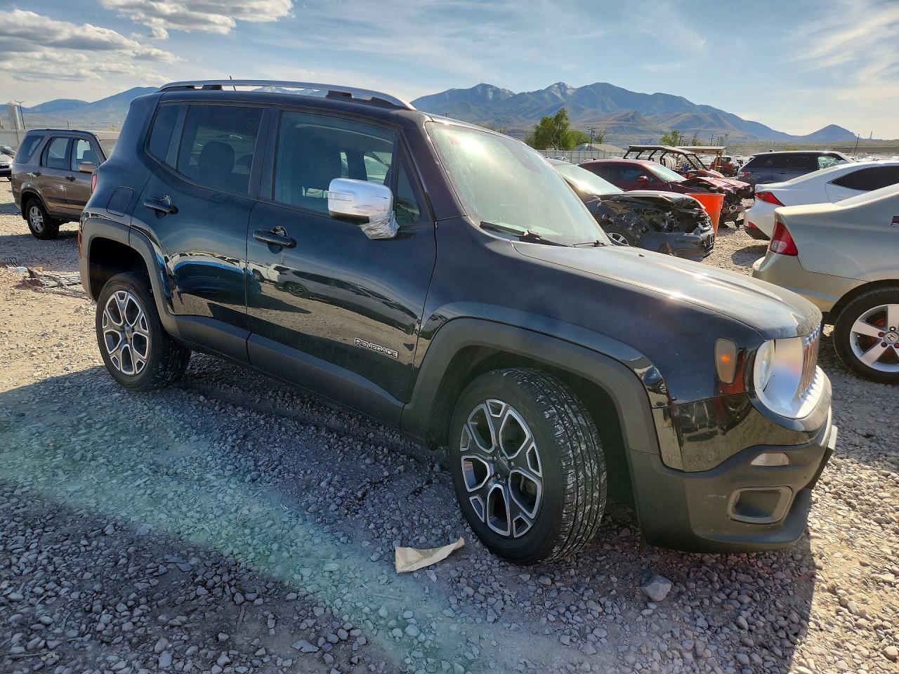 2017 Jeep Renegade Limited Black vin: ZACCJBDB2HPE93042