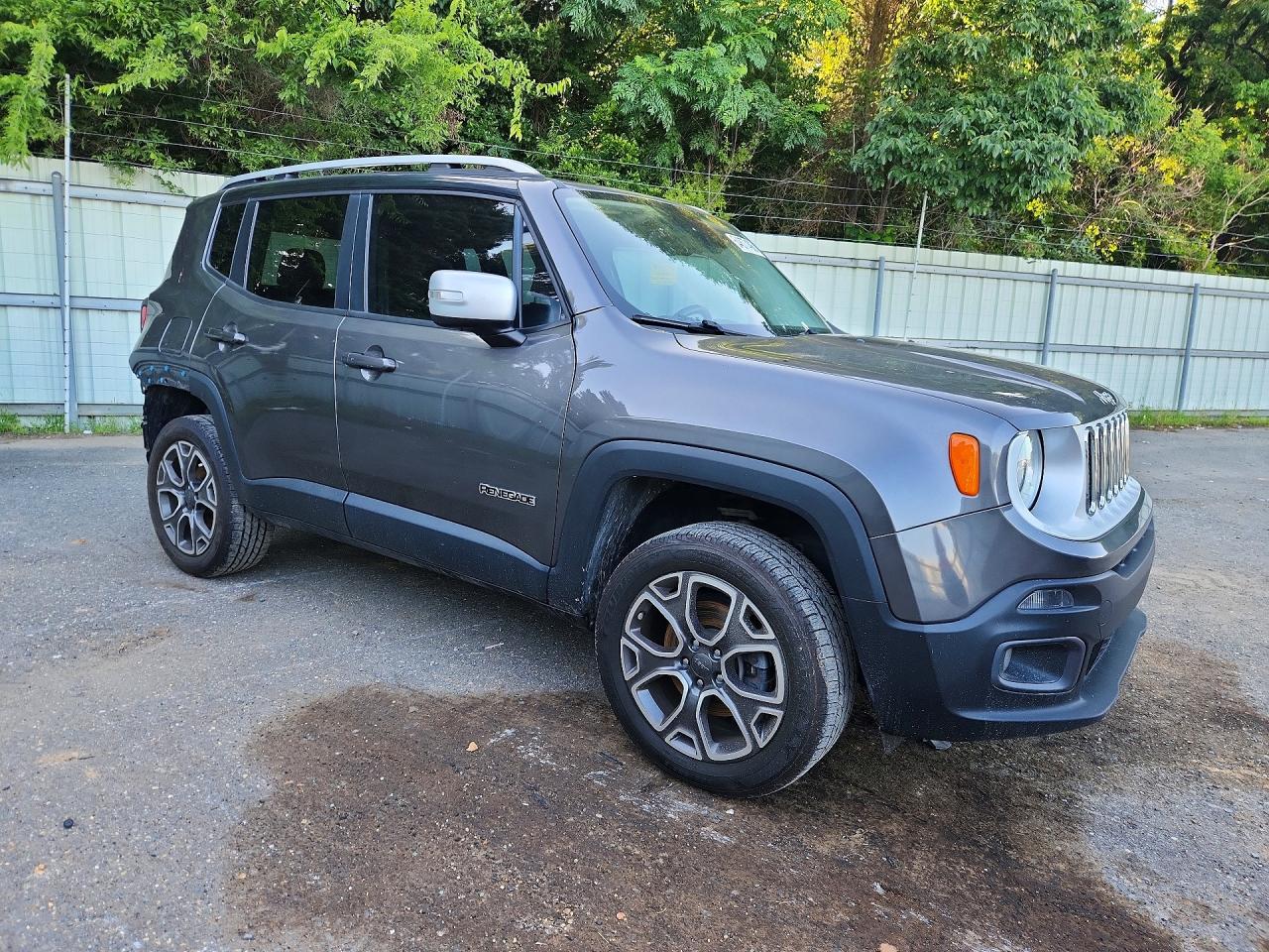 2017 Jeep Renegade Limited Серый vin: ZACCJBDB3HPE40978