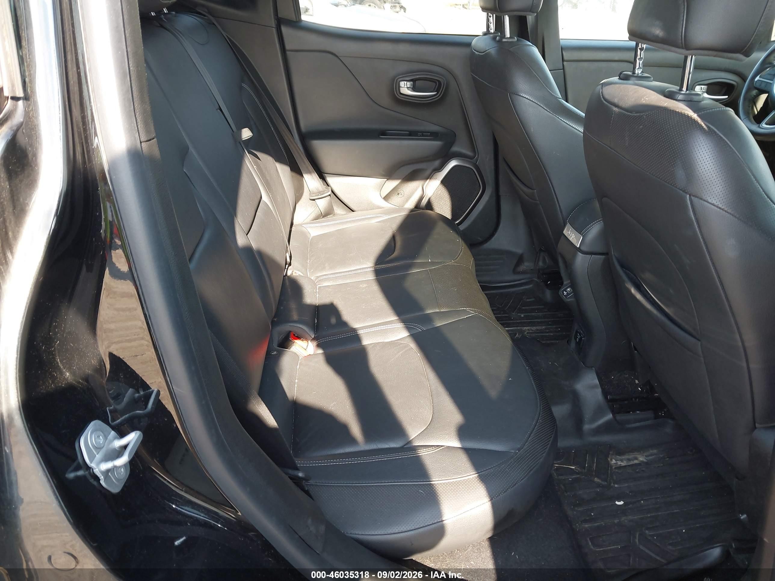 2018 Jeep Renegade Limited 4x4 Black vin: ZACCJBDBXJPH05661