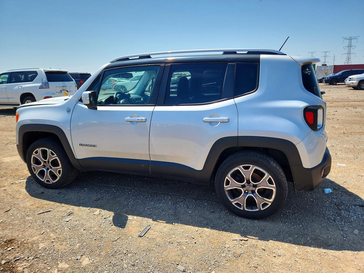 2015 Jeep Renegade Limited Silver vin: ZACCJBDT0FPB60200
