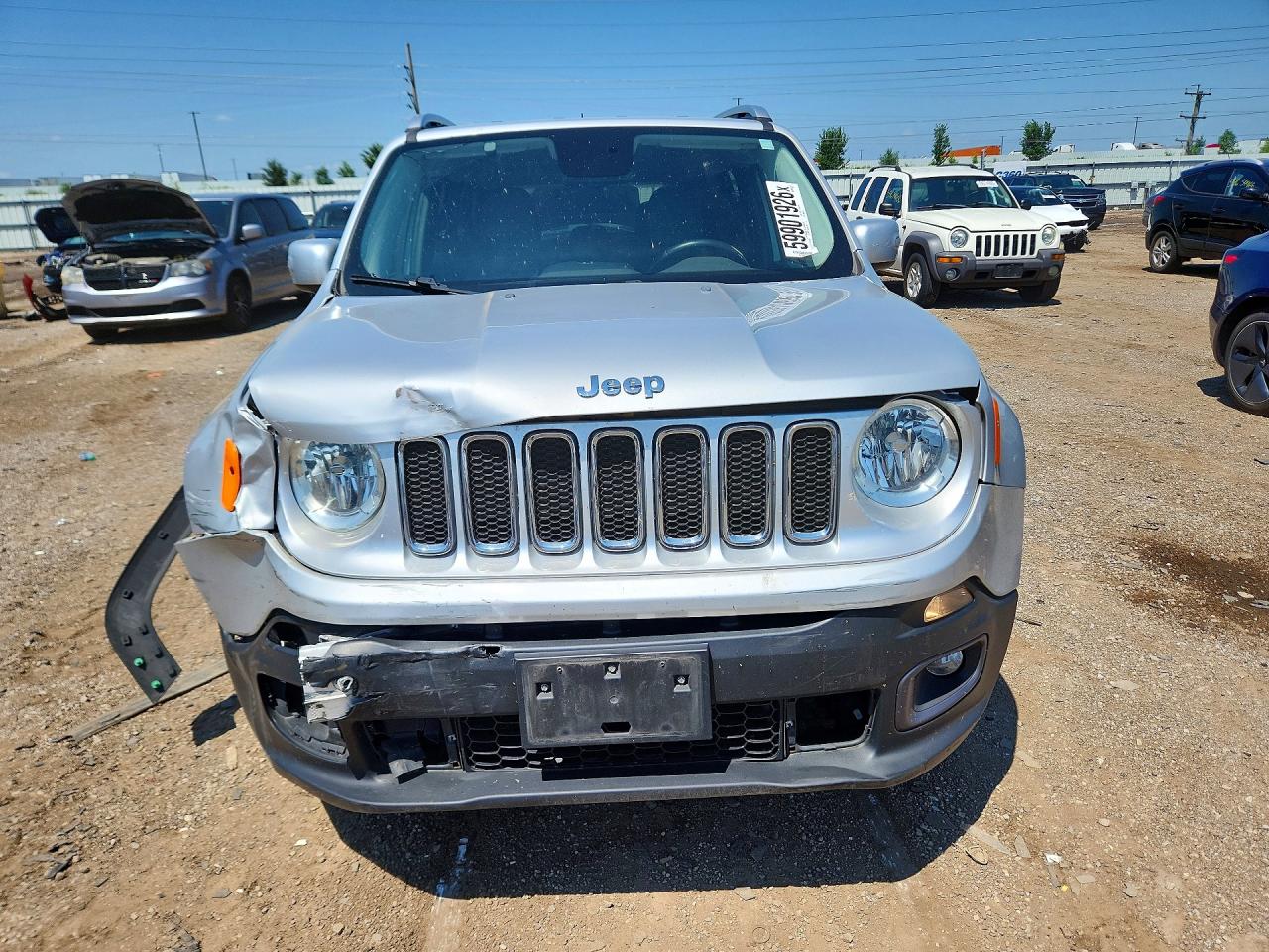 2015 Jeep Renegade Limited Silver vin: ZACCJBDT0FPB60200