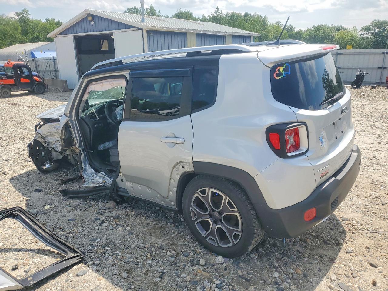 2015 Jeep Renegade Limited Silver vin: ZACCJBDT0FPB62760