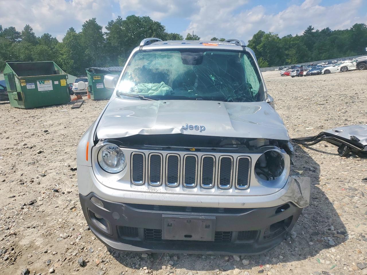 2015 Jeep Renegade Limited Silver vin: ZACCJBDT0FPB62760