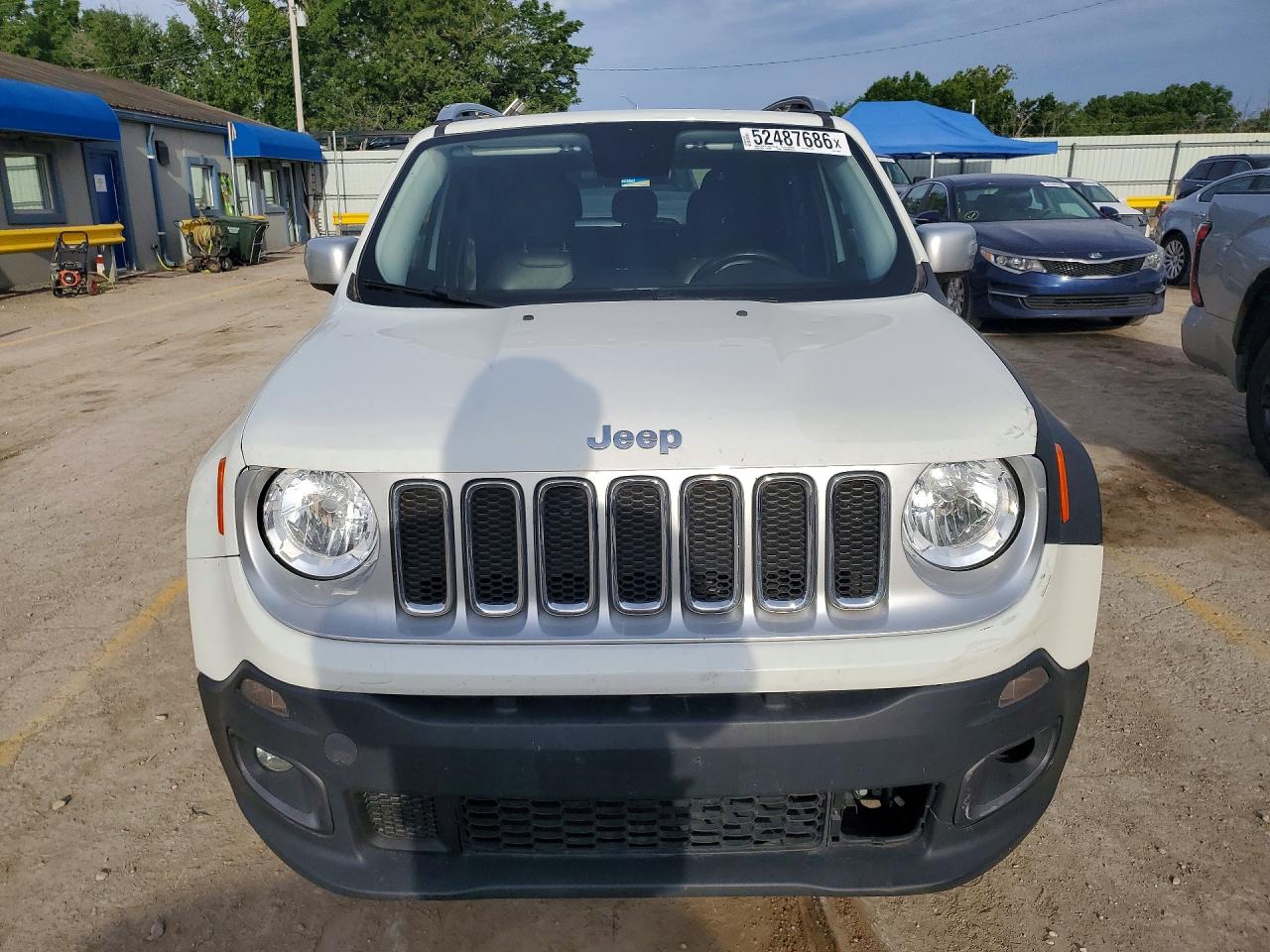 2015 Jeep Renegade White vin: ZACCJBDT0FPB87043