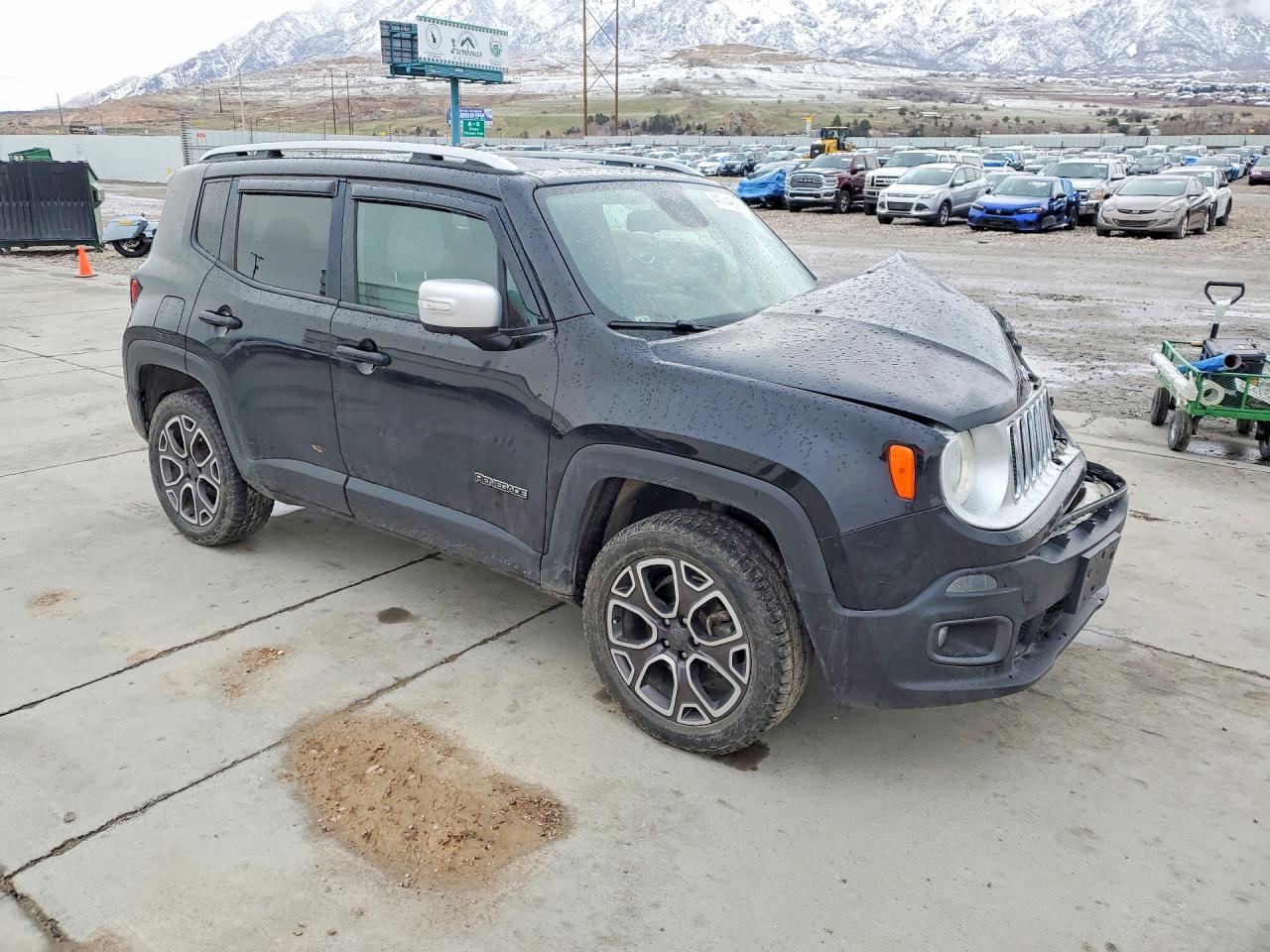 2015 Jeep Renegade Limited Black vin: ZACCJBDT0FPC31459
