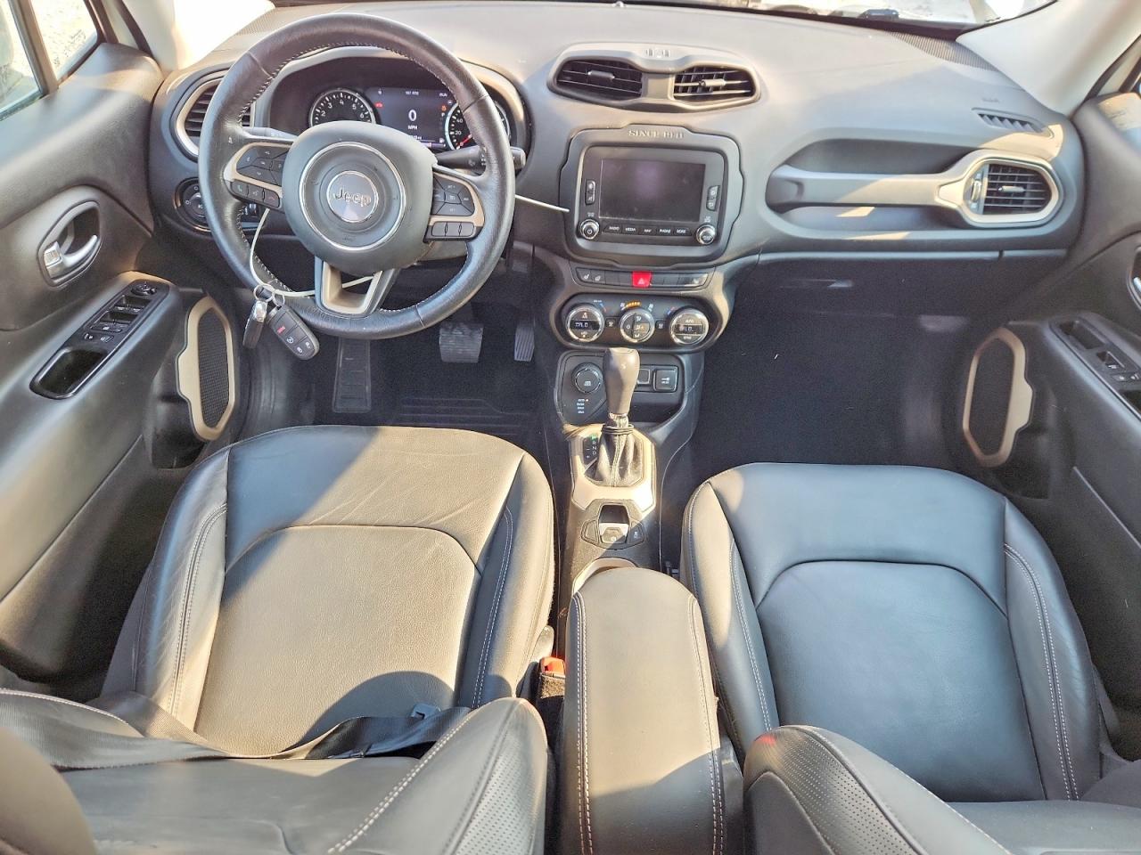 2015 Jeep Renegade Limited White vin: ZACCJBDT3FPB26446
