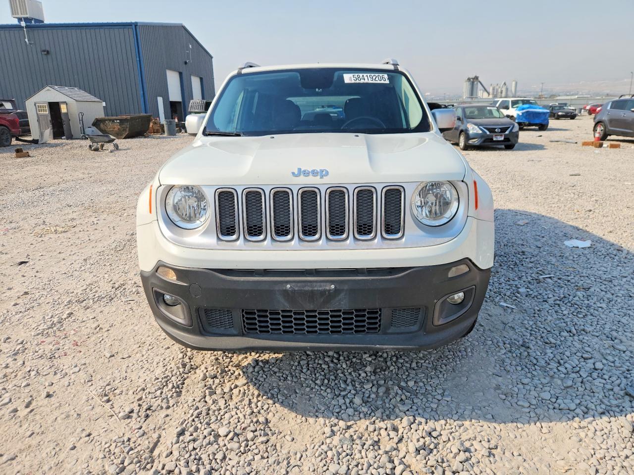 2015 Jeep Renegade Limited White vin: ZACCJBDT3FPB26446