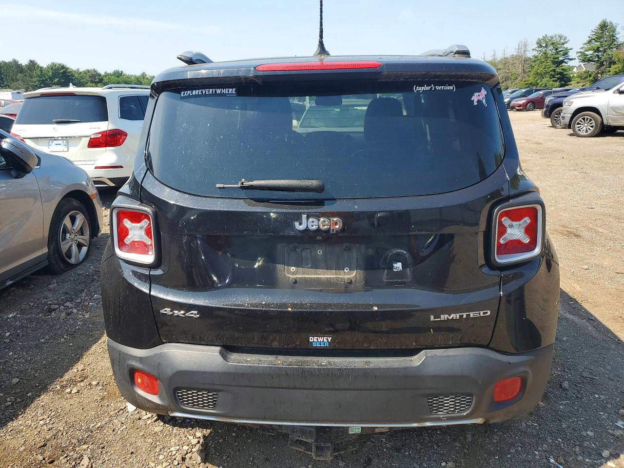 2015 Jeep Renegade Limited Black vin: ZACCJBDT3FPB86534