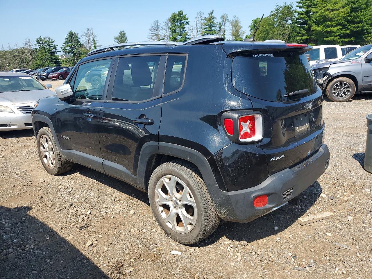 2015 Jeep Renegade Limited Black vin: ZACCJBDT3FPB86534