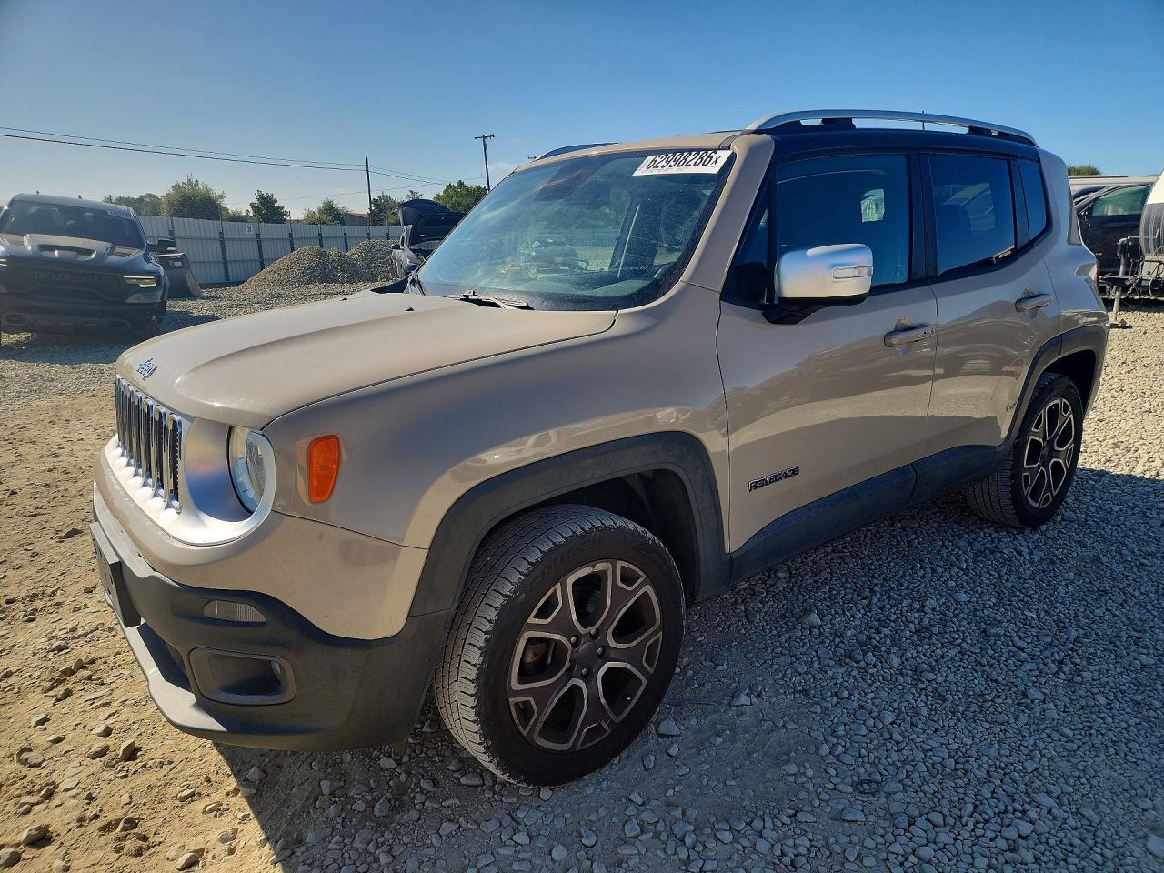 2016 Jeep Renegade Limited Tan vin: ZACCJBDT3GPC59211