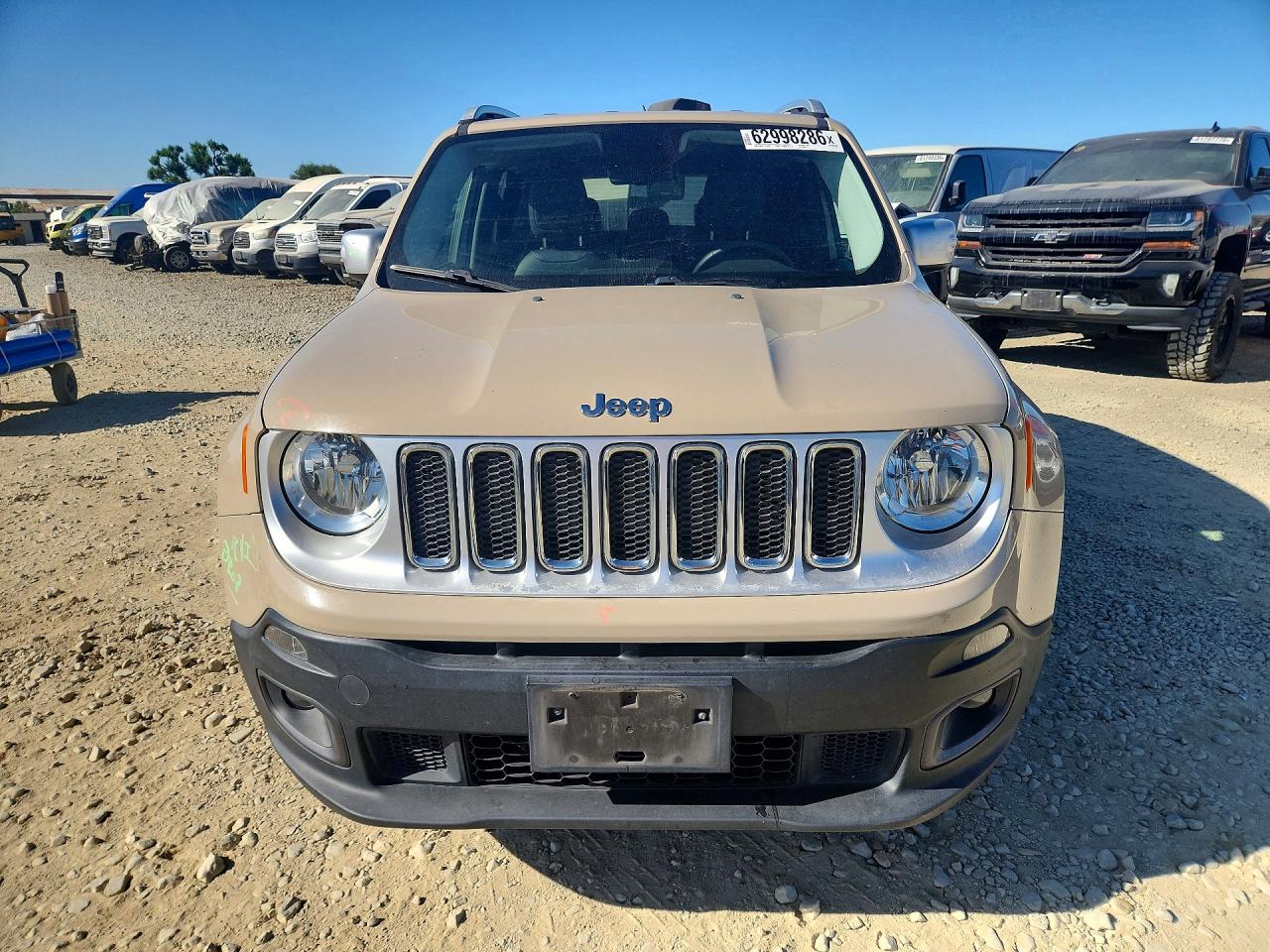 2016 Jeep Renegade Limited Tan vin: ZACCJBDT3GPC59211