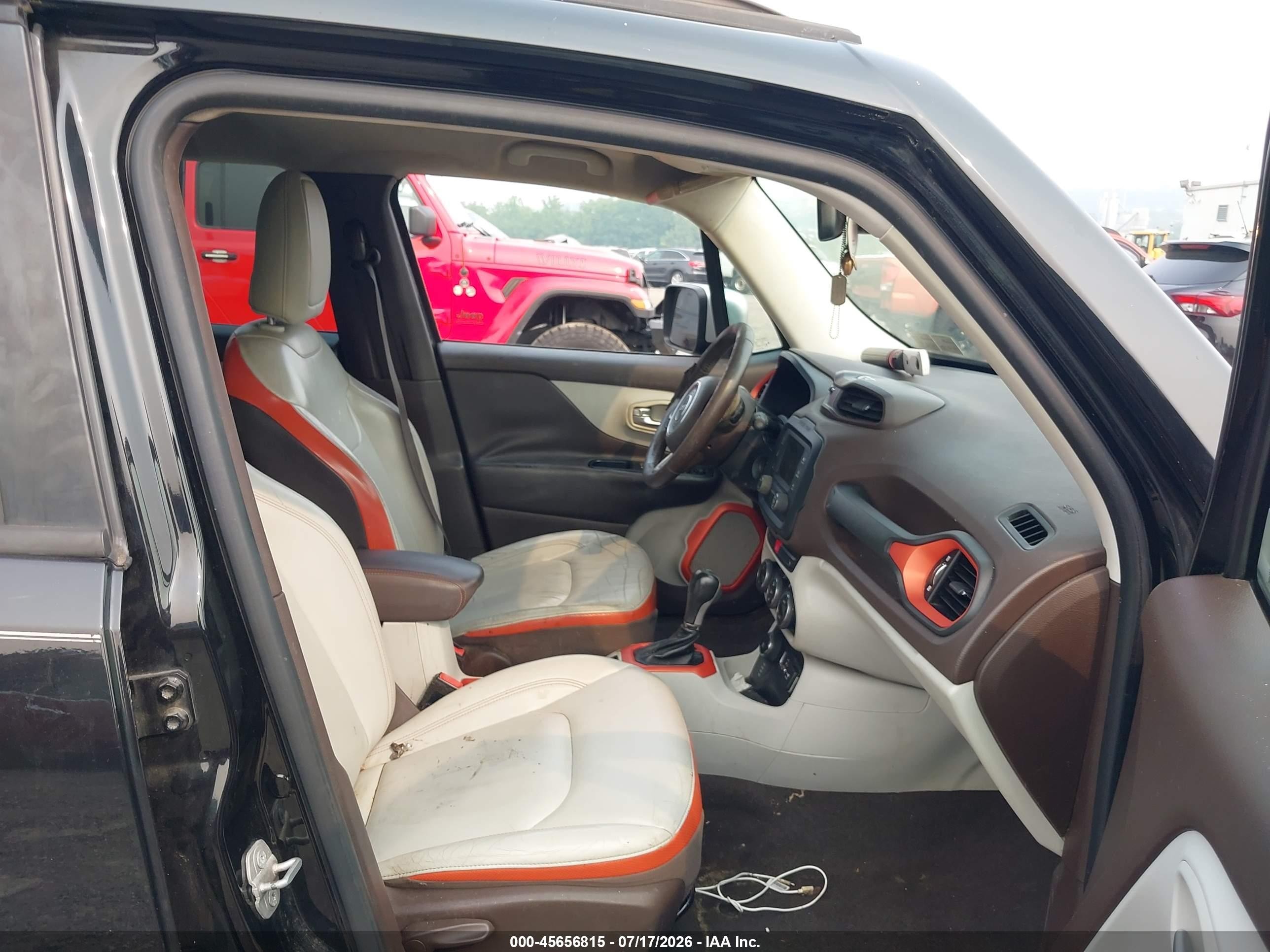 2015 Jeep Renegade Limited Black vin: ZACCJBDT6FPB81988