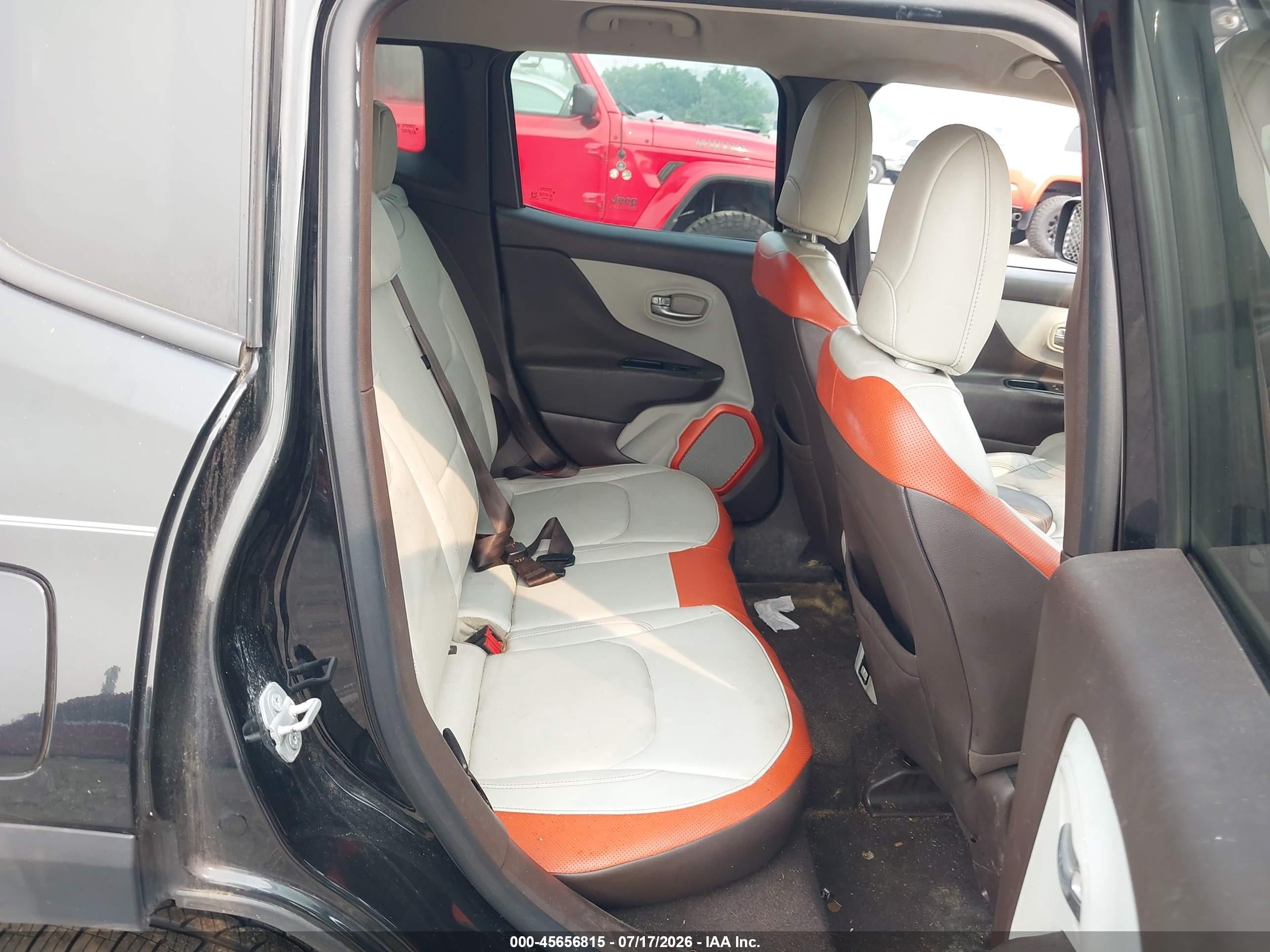 2015 Jeep Renegade Limited Black vin: ZACCJBDT6FPB81988