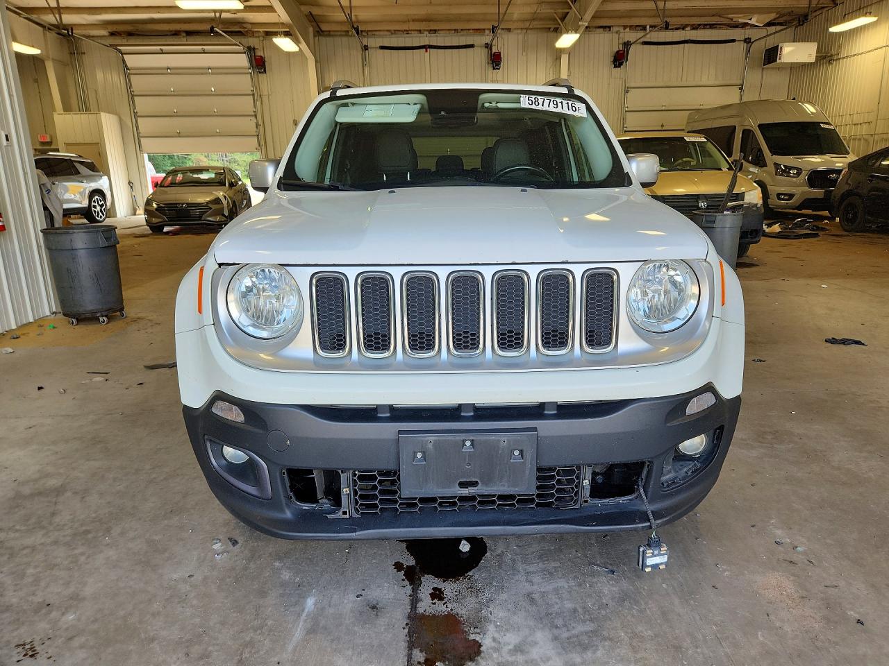 2015 Jeep Renegade Limited White vin: ZACCJBDT6FPC43745