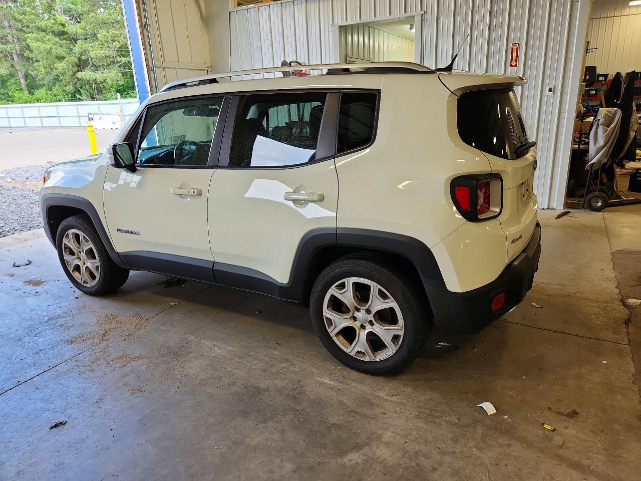 2015 Jeep Renegade Limited White vin: ZACCJBDT6FPC43745
