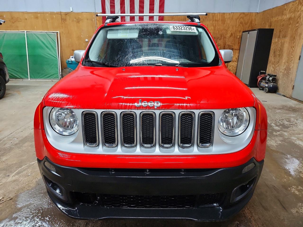 2015 Jeep Renegade Limited Red vin: ZACCJBDT7FPB32671