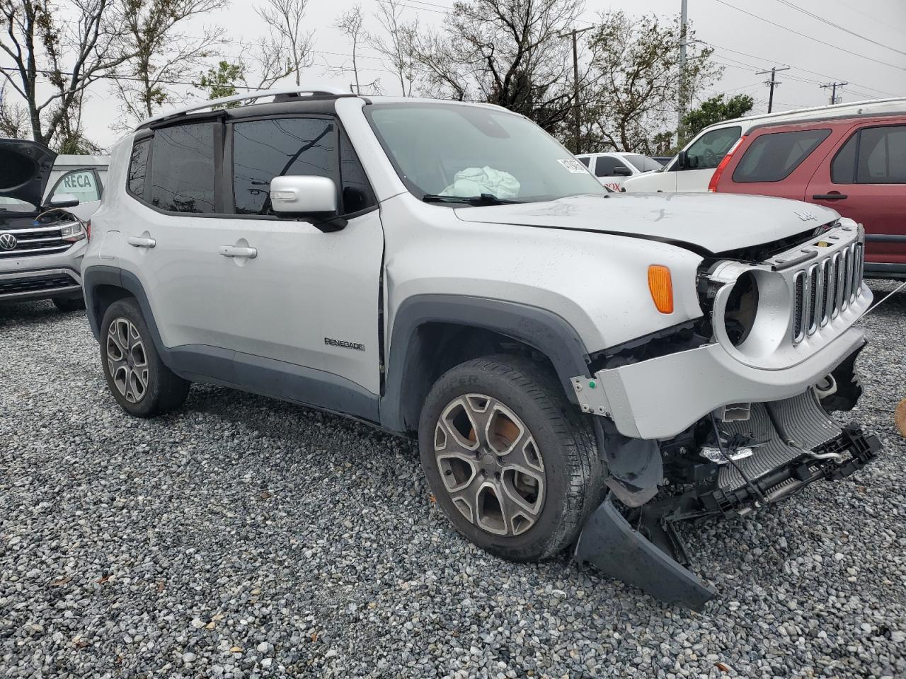 2015 Jeep Renegade Limited Silver vin: ZACCJBDT8FPB18763