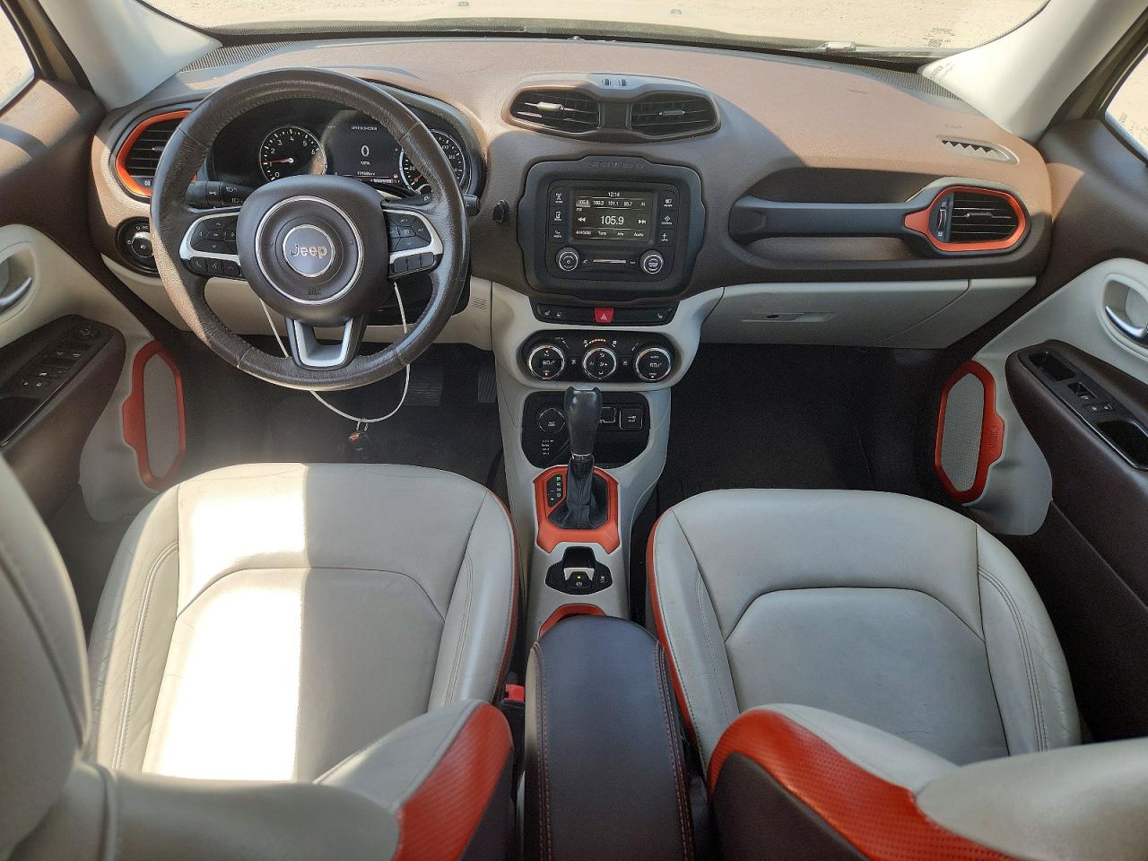 2015 Jeep Renegade Limited Tan vin: ZACCJBDT8FPB34221