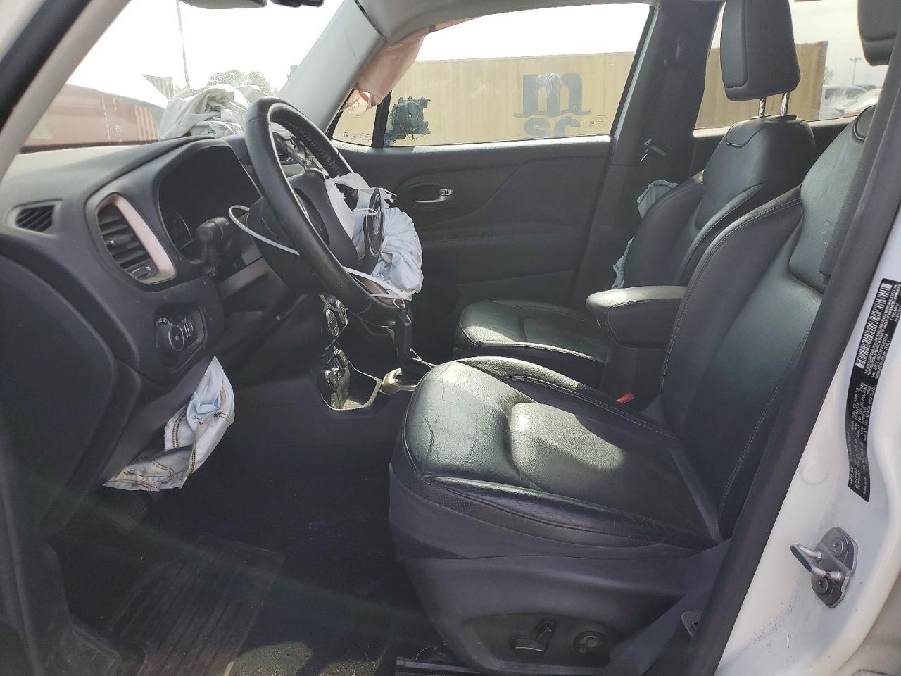 2015 Jeep Renegade Limited White vin: ZACCJBDT8FPC23254
