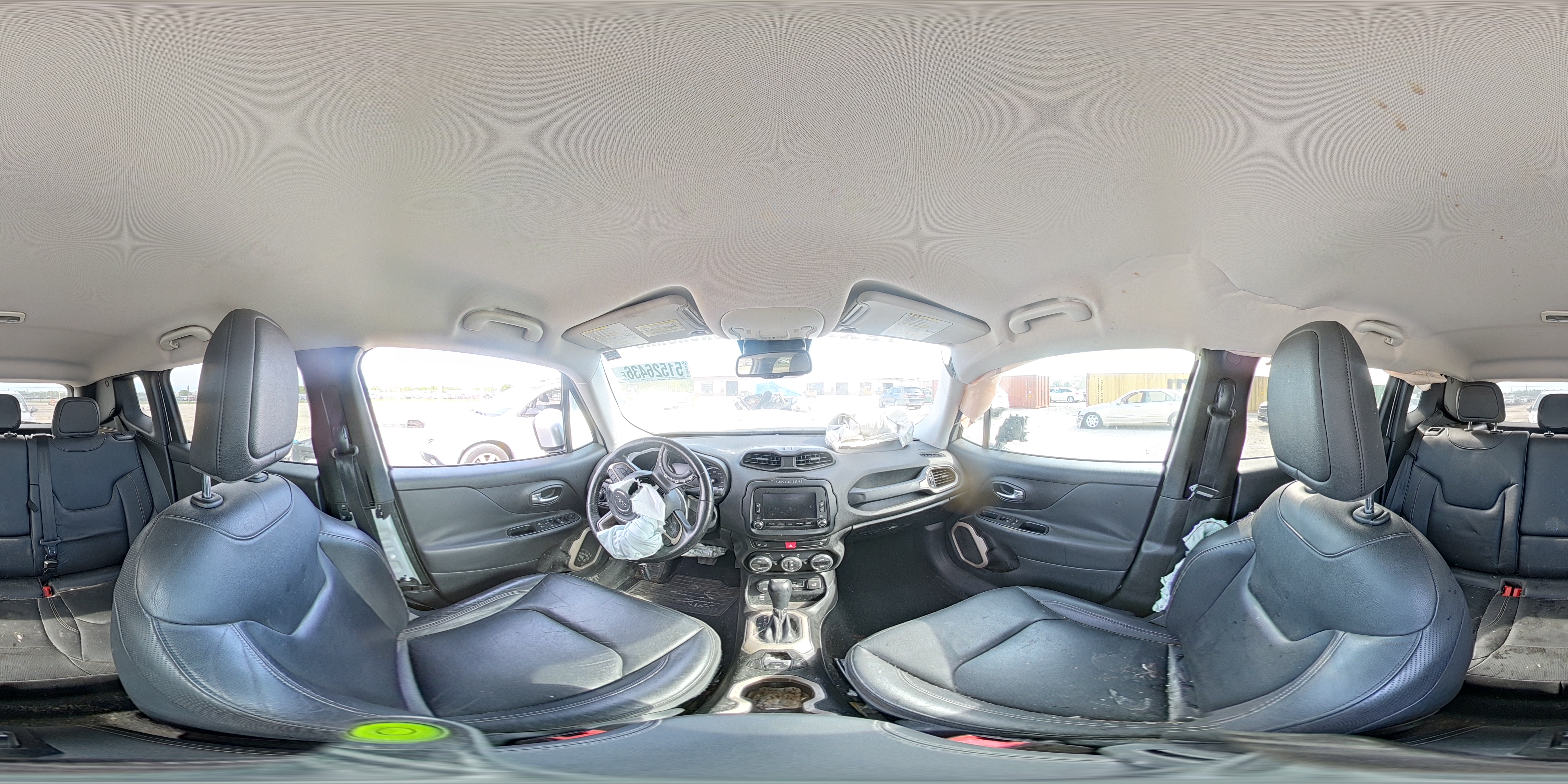 2015 Jeep Renegade Limited White vin: ZACCJBDT8FPC23254
