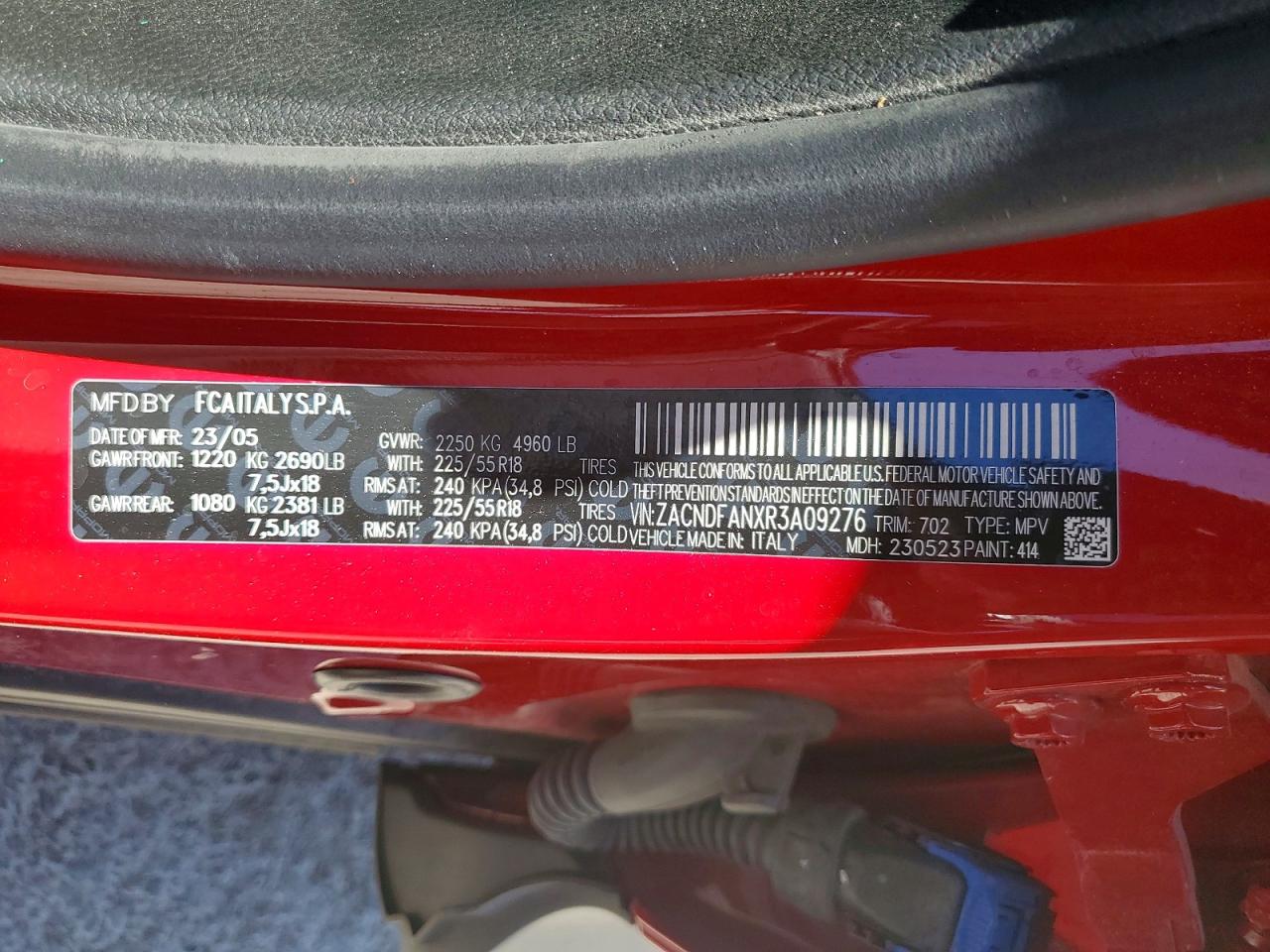 2024 Dodge Hornet Gt Red vin: ZACNDFANXR3A09276