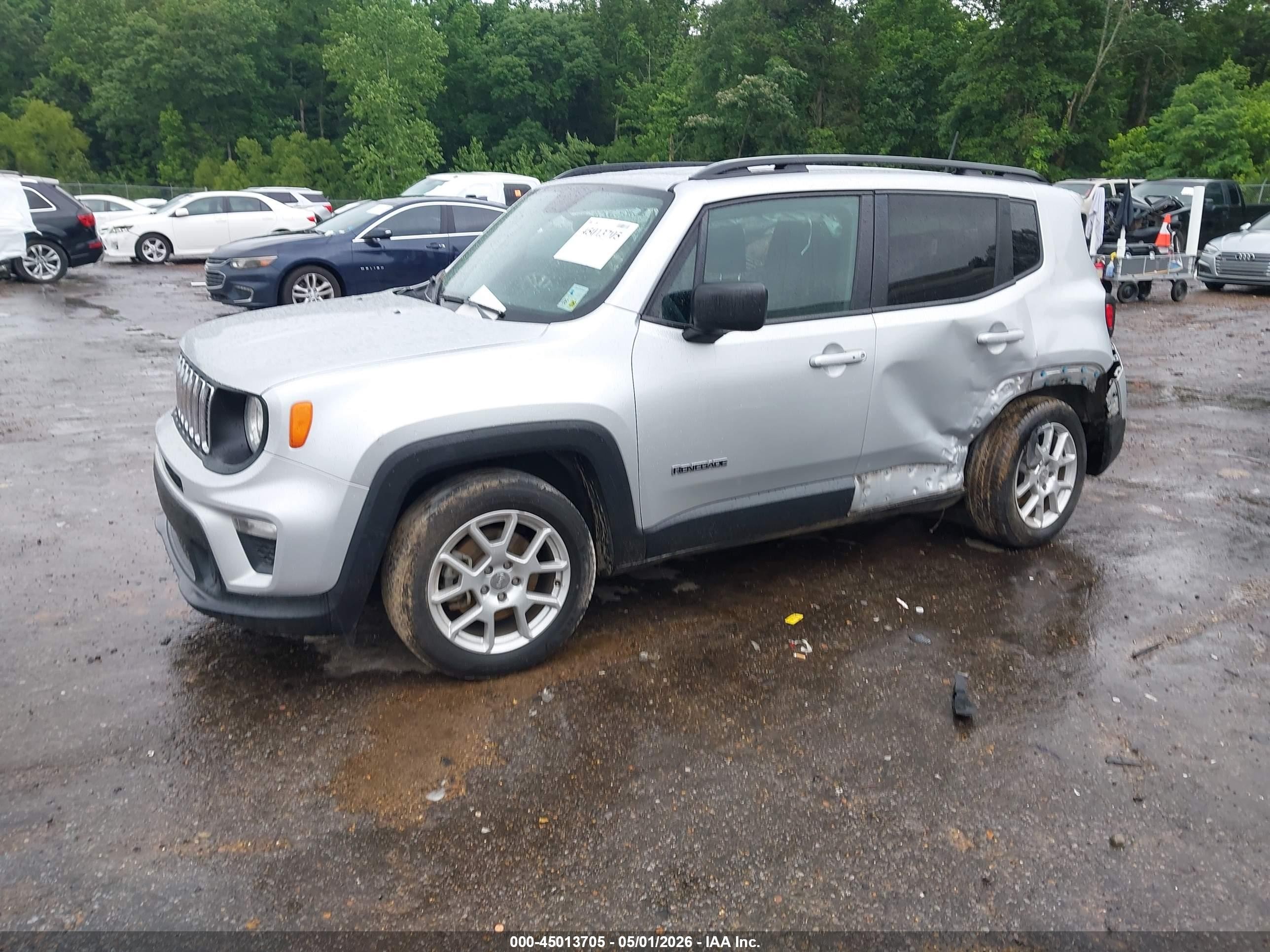 2019 Jeep Renegade Sport Fwd Silver vin: ZACNJAAB2KPK77901