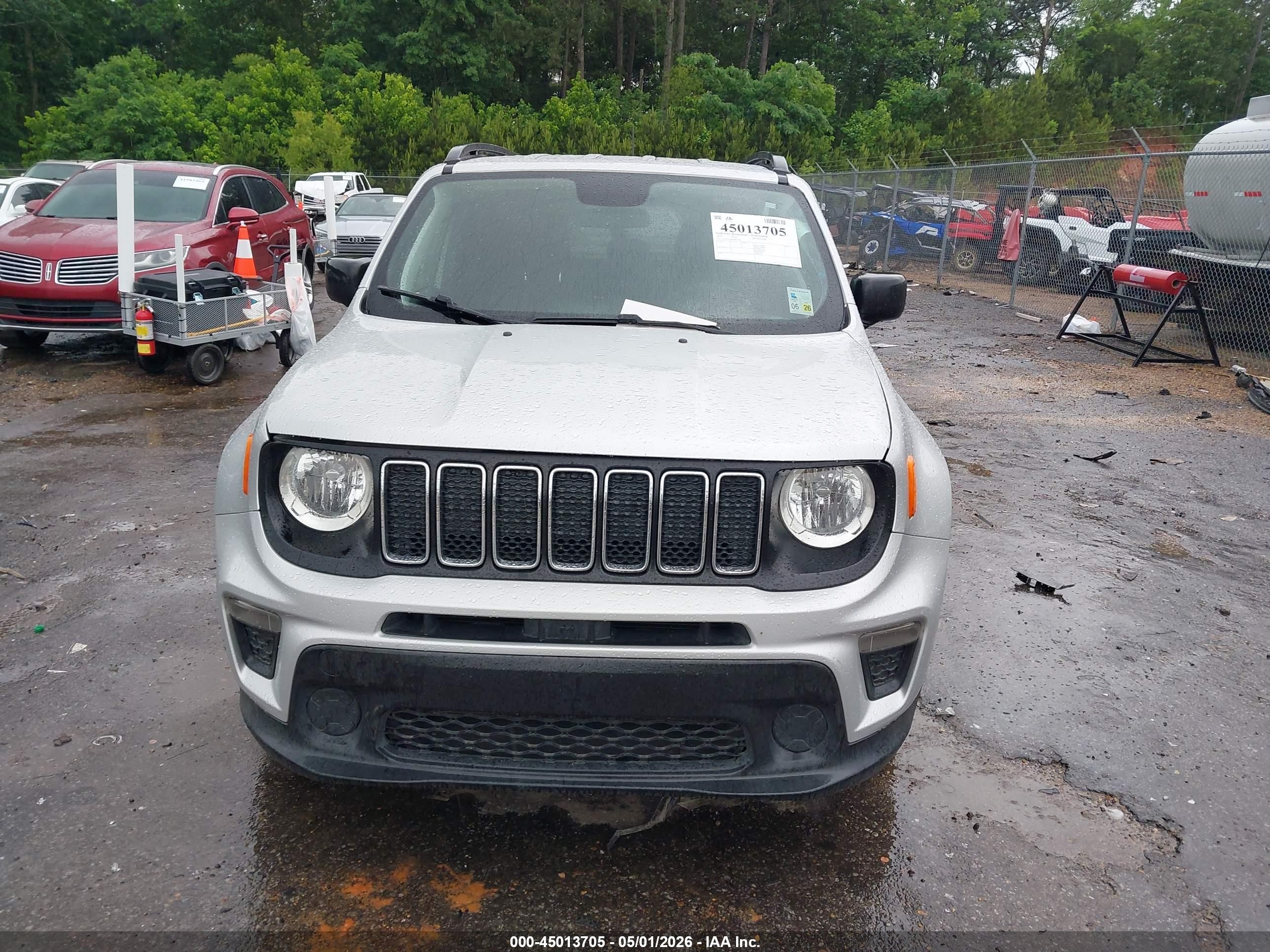 2019 Jeep Renegade Sport Fwd Silver vin: ZACNJAAB2KPK77901
