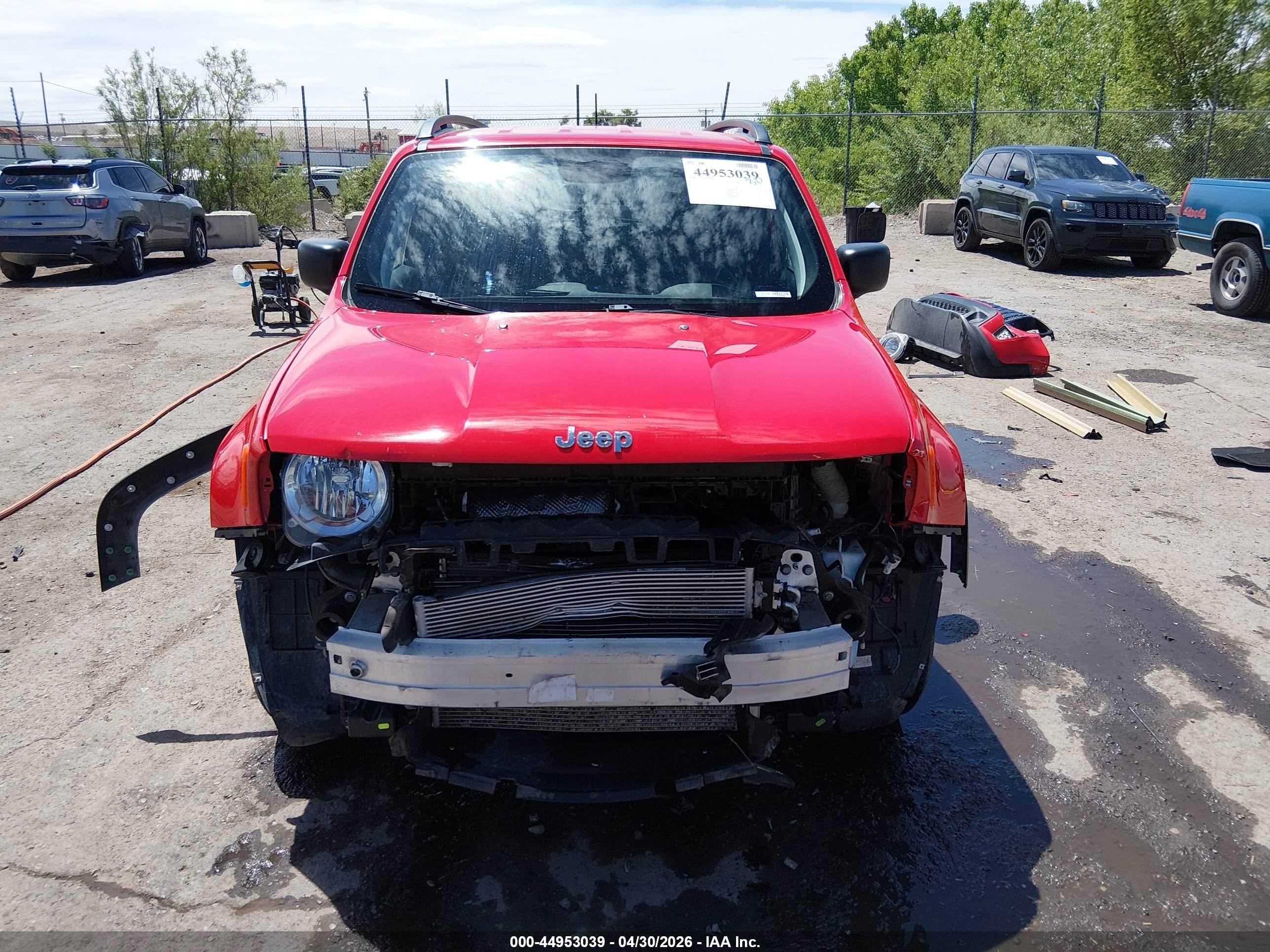 2020 Jeep Renegade Sport Fwd Красный vin: ZACNJAAB4LPL53202