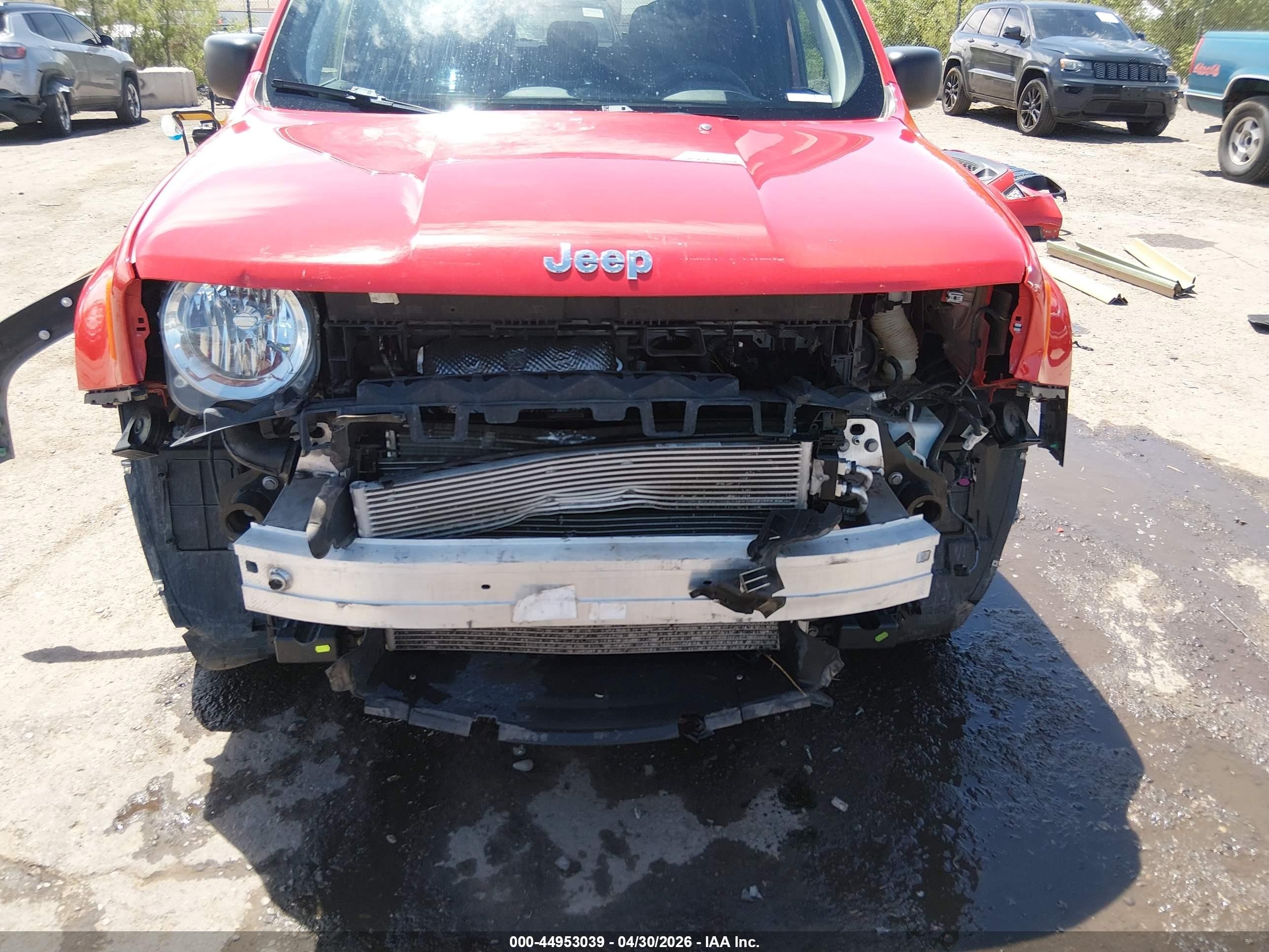 2020 Jeep Renegade Sport Fwd Красный vin: ZACNJAAB4LPL53202